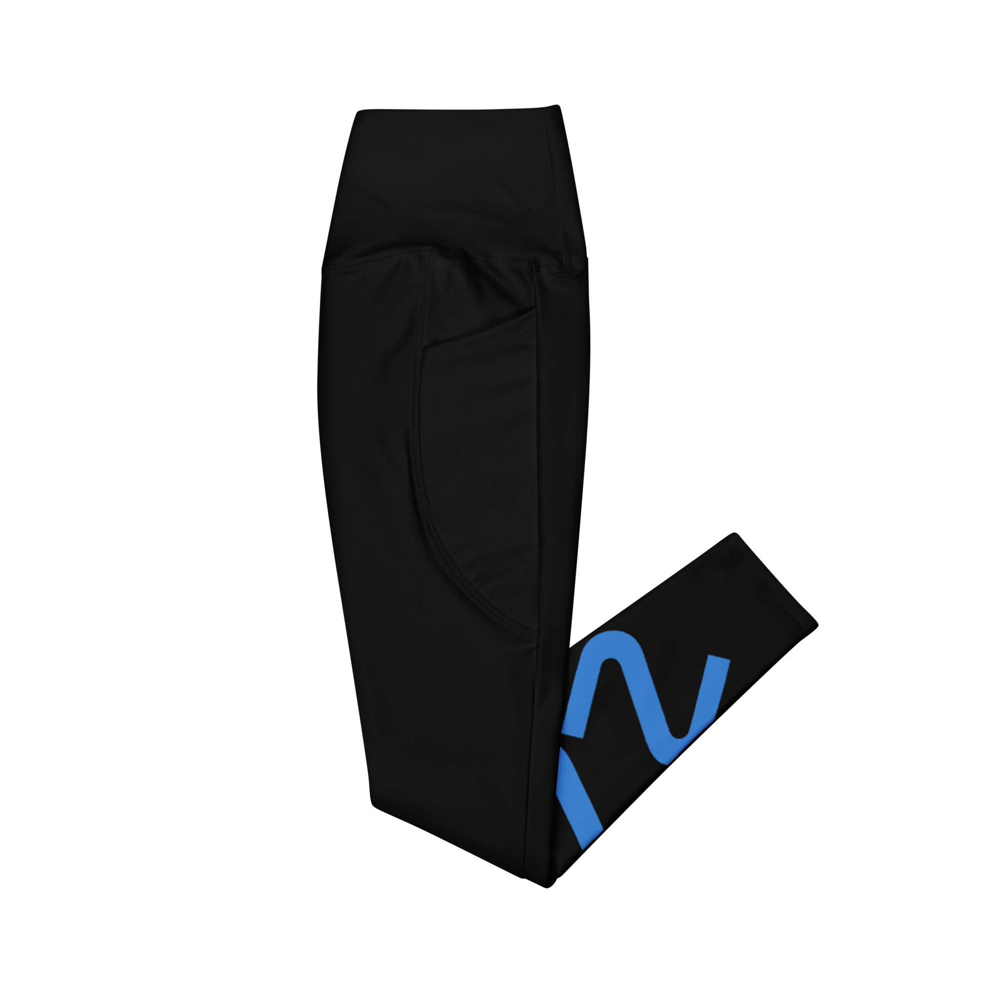 Crossover leggings with pockets