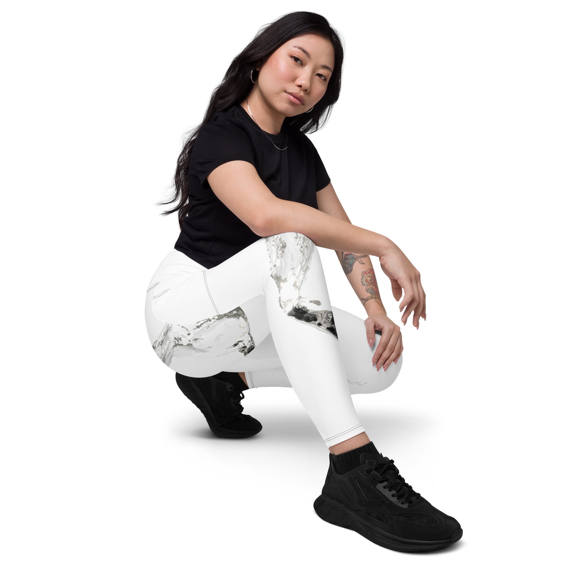 Cross-Waist Pocket Chill Leggings
