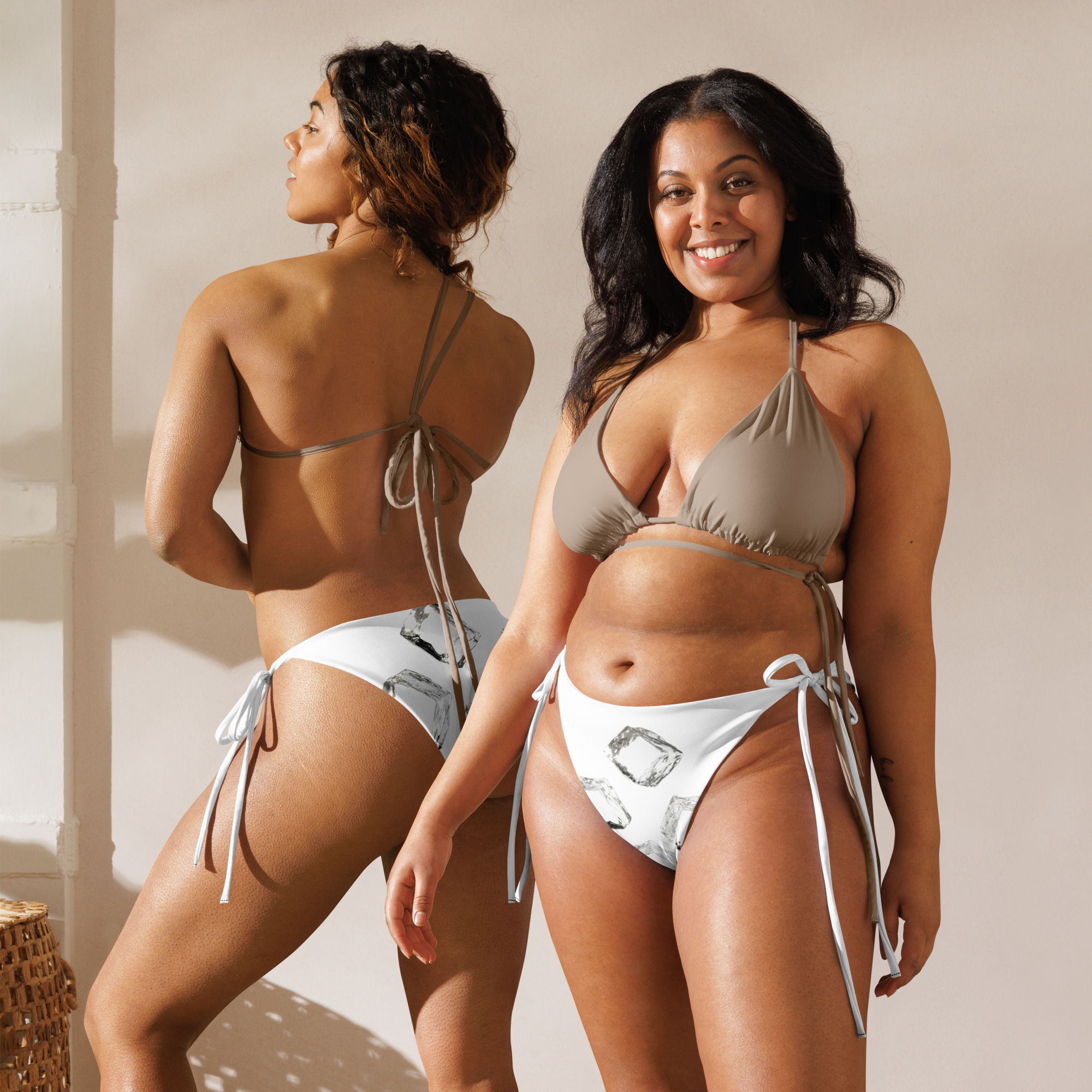 Ice Cube String Bikini Bottom
