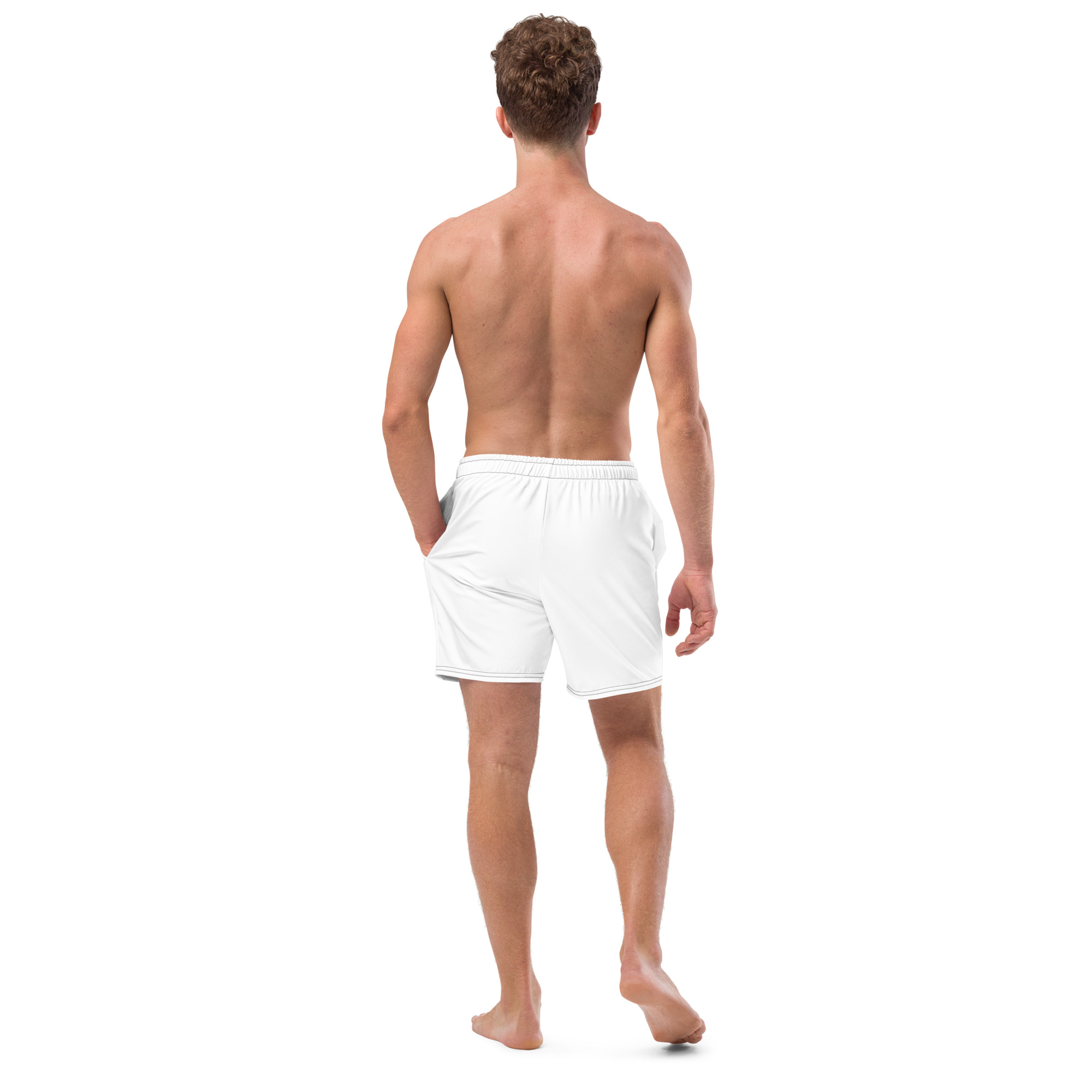 Men’s Recycled Petal Pattern Swim Trunks