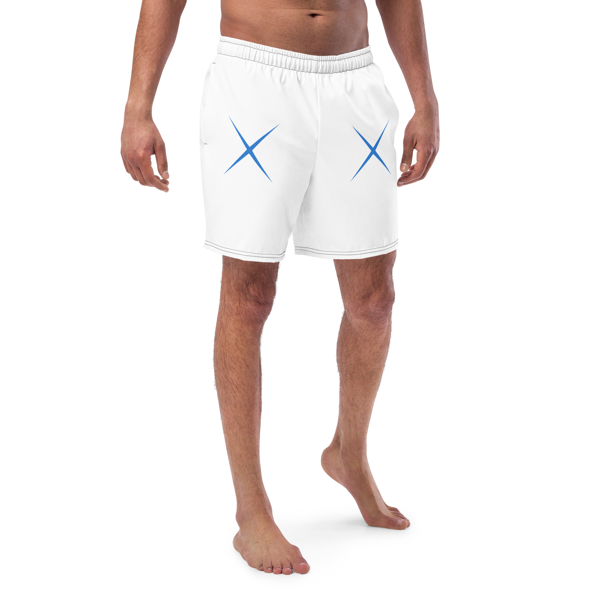 Swim trunks made from recycled materials