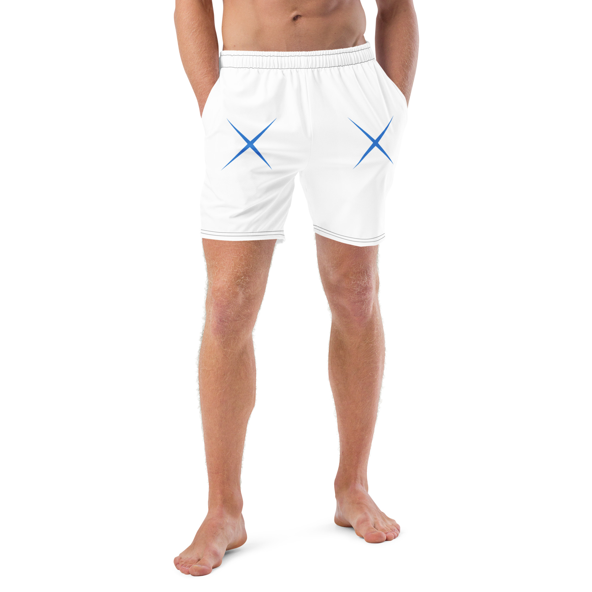 Swim trunks made from recycled materials