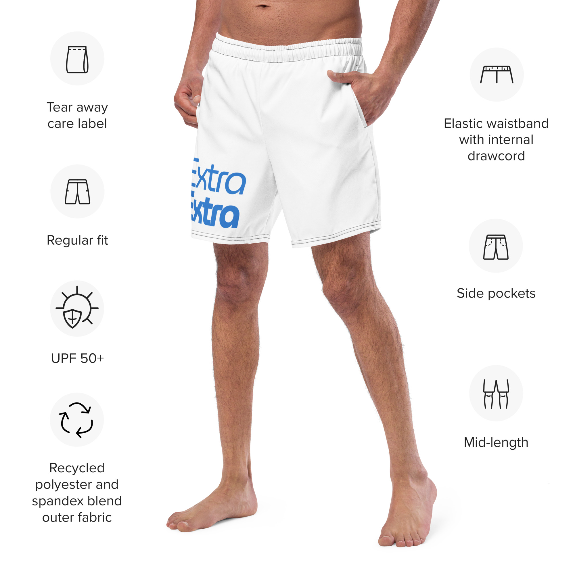 Extra Extra Men's Recycled Swim Trunks