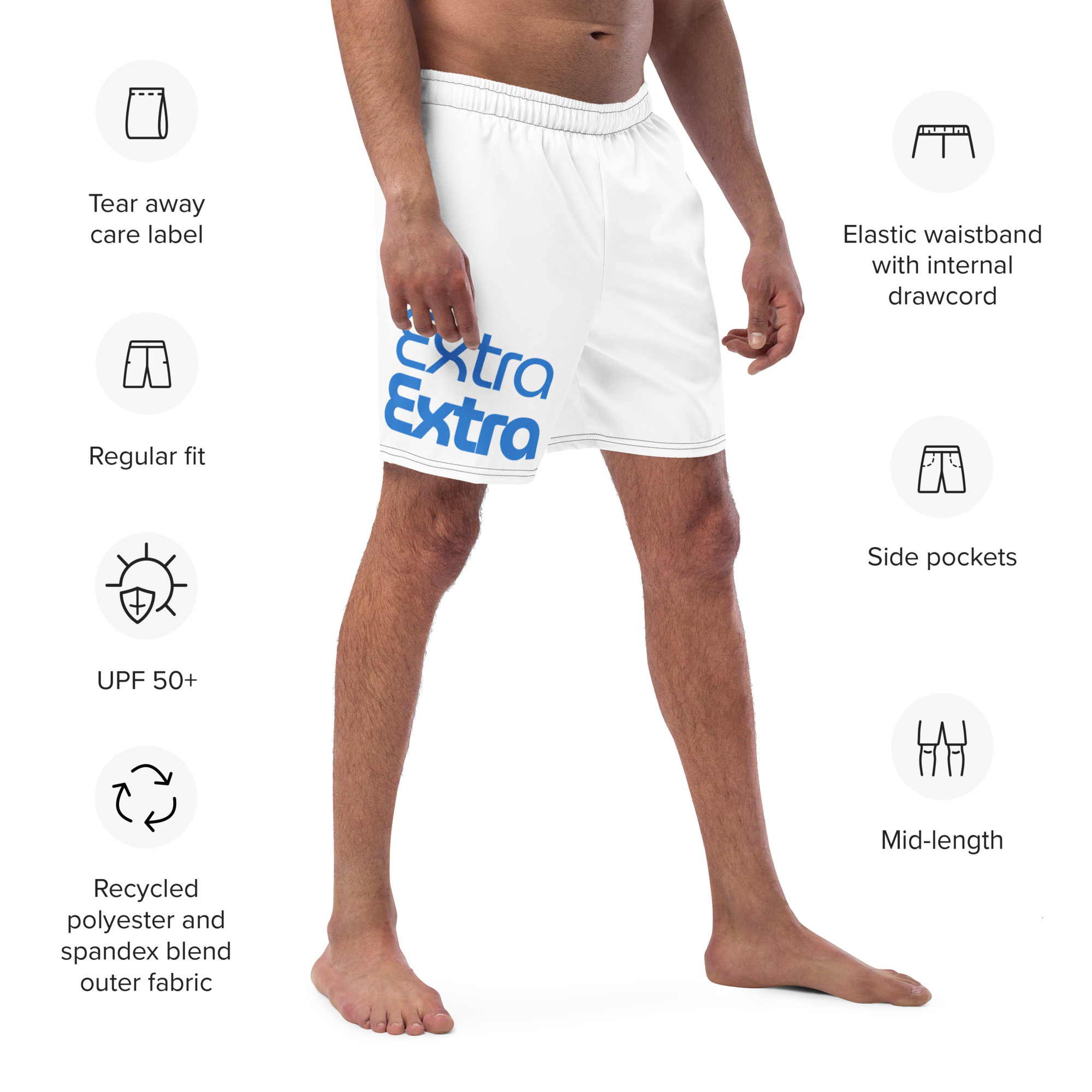 Extra Extra Men's Recycled Swim Trunks