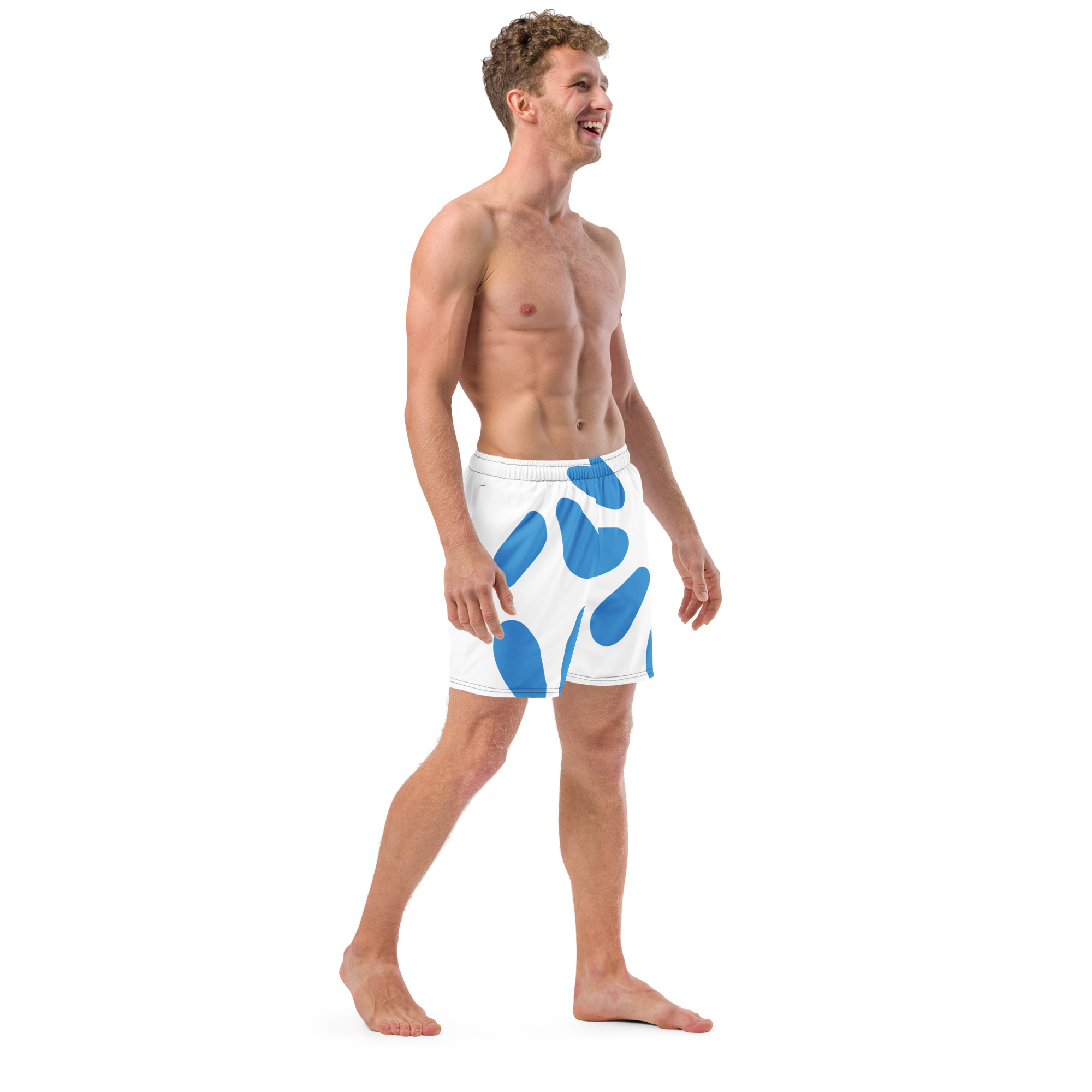 Men’s Recycled Petal Pattern Swim Trunks