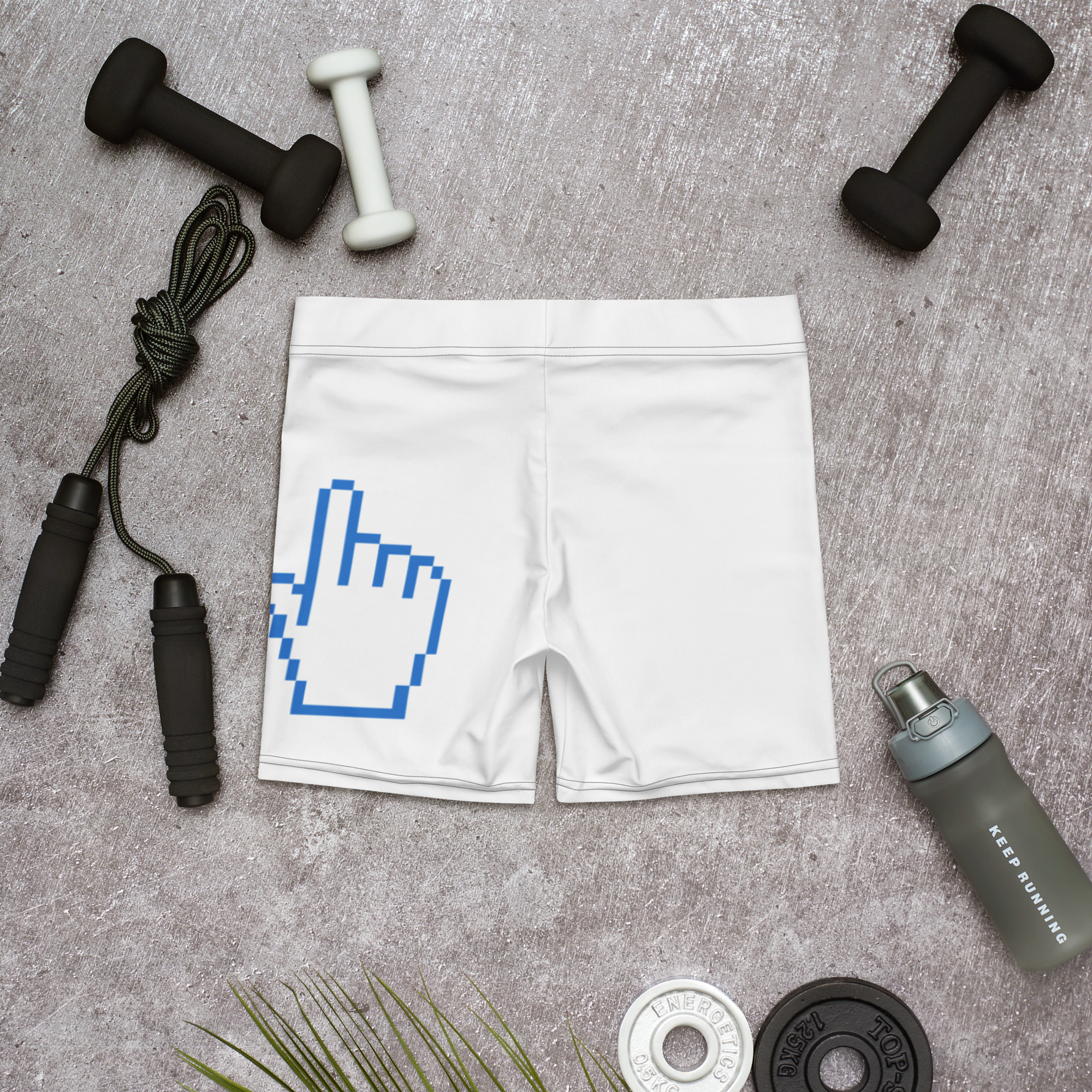 Casual Digital Graphic Shorts