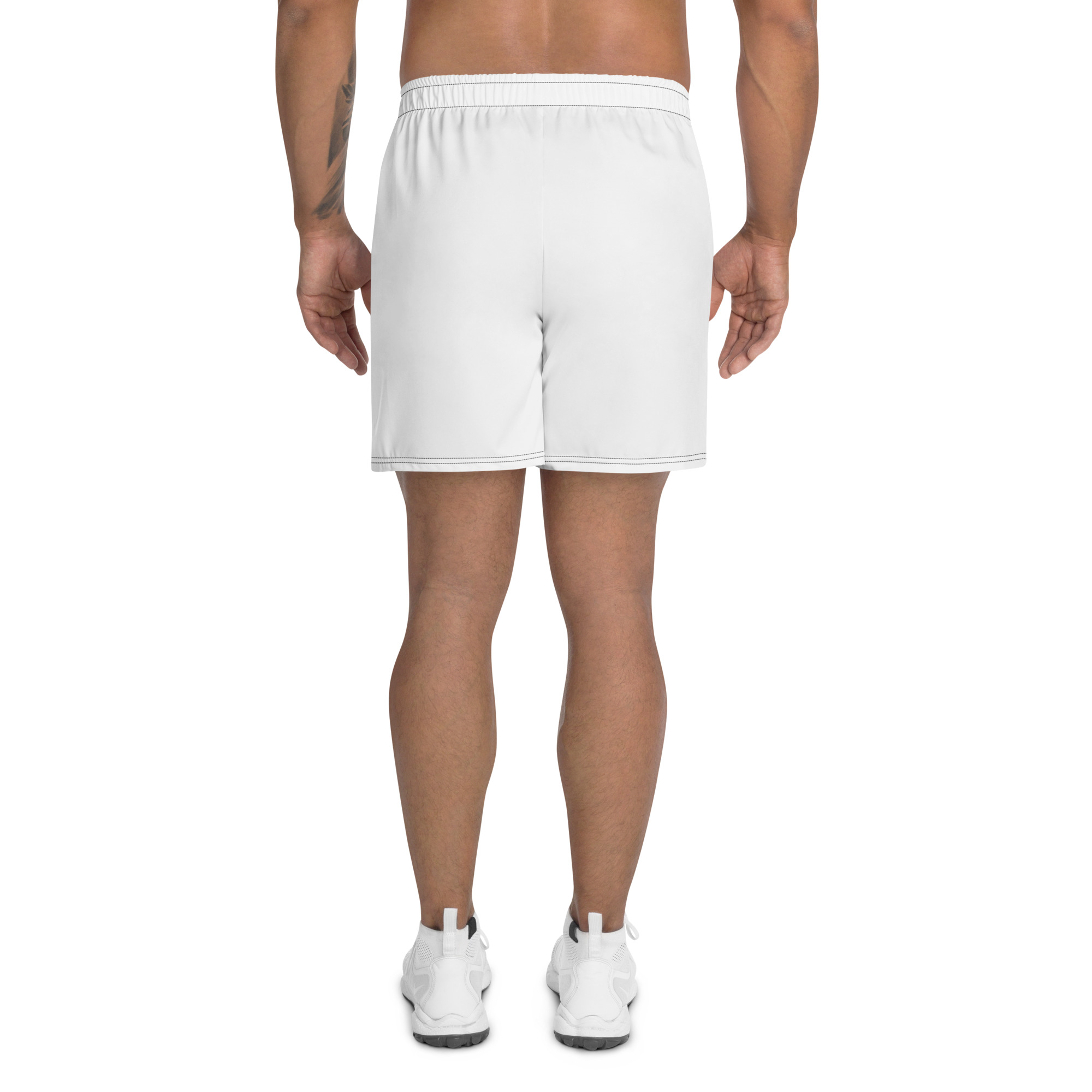Men’s All-Over Petal Print Athletic Long Shorts
