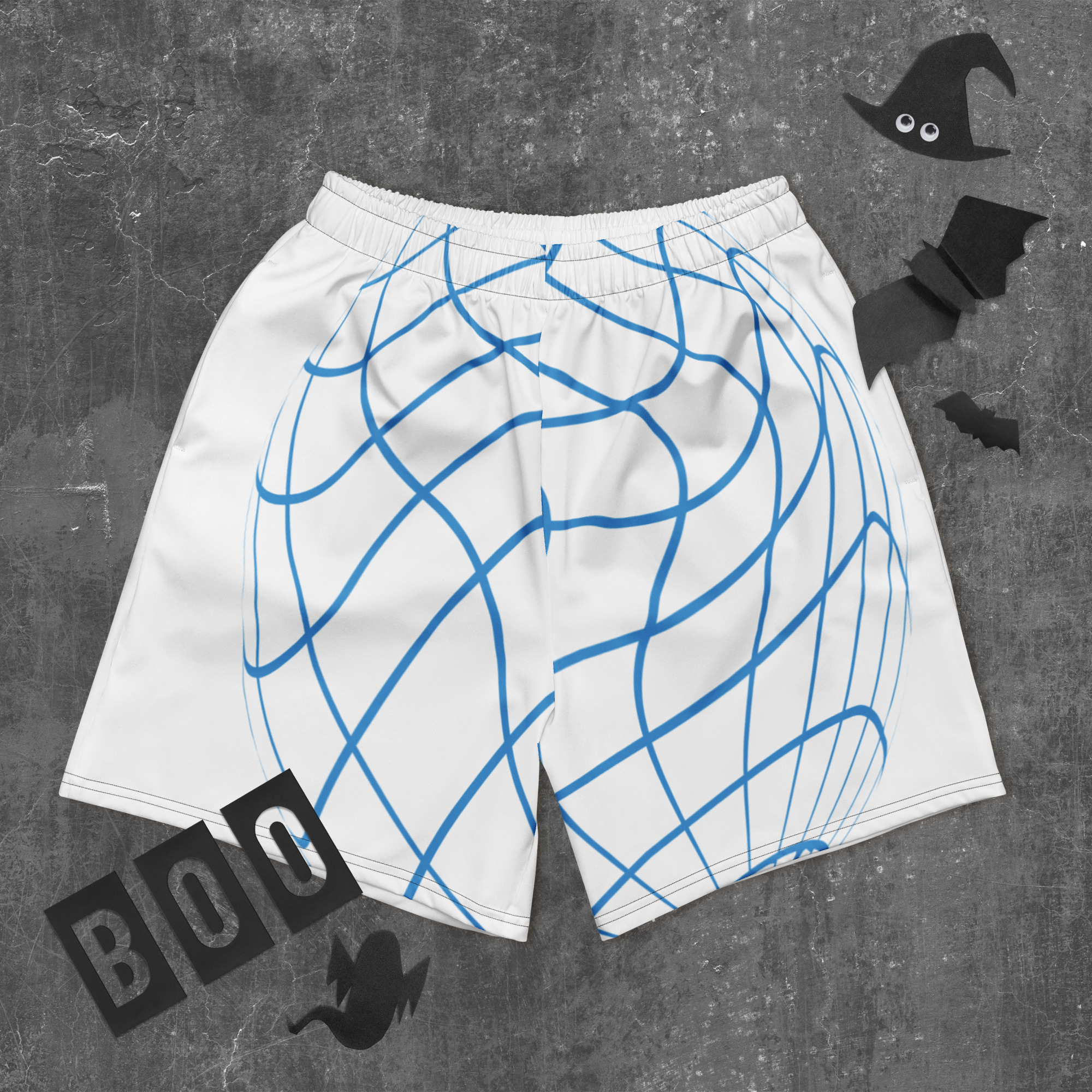 Men’s Wireframe Athletic Long Shorts