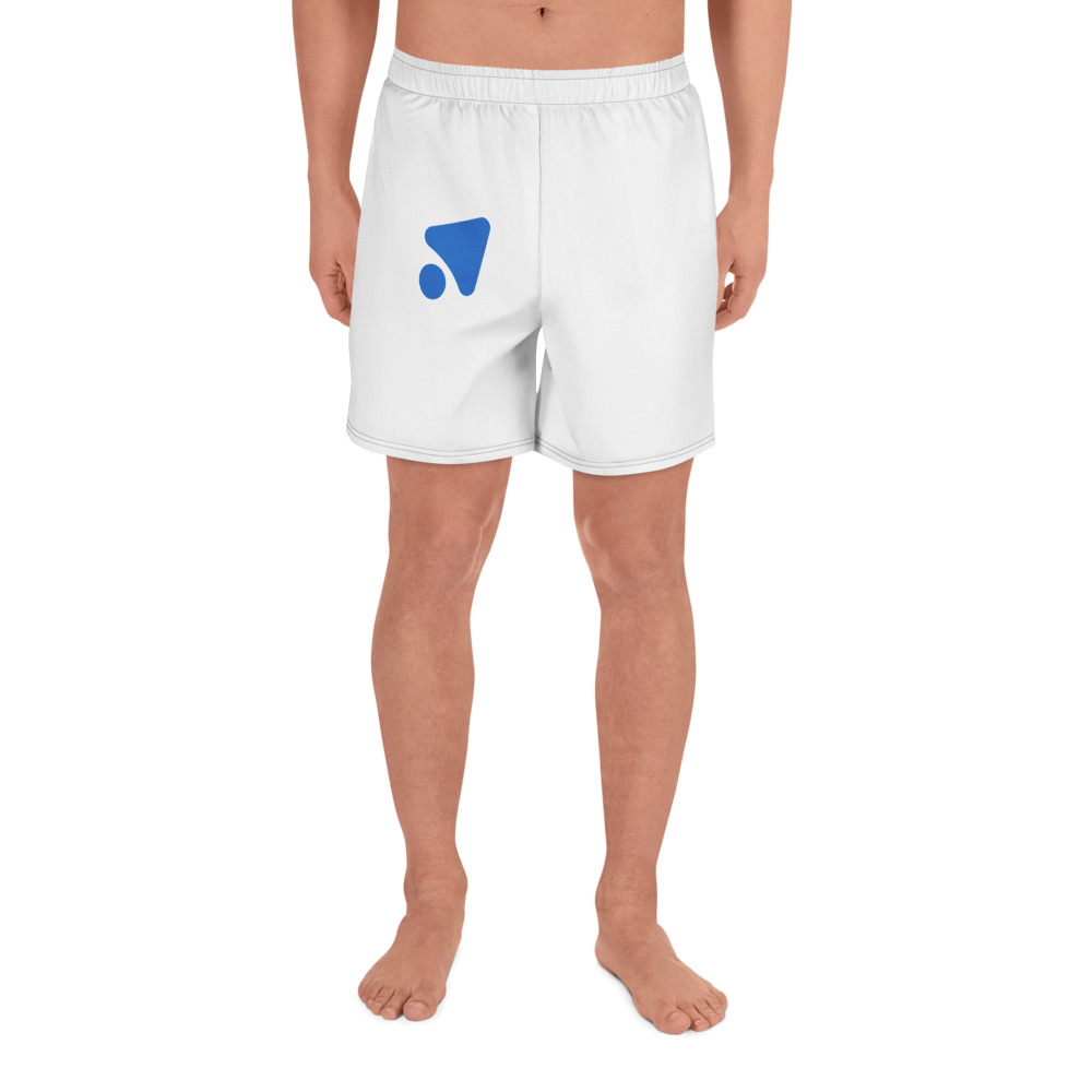 Full-print athletic long shorts