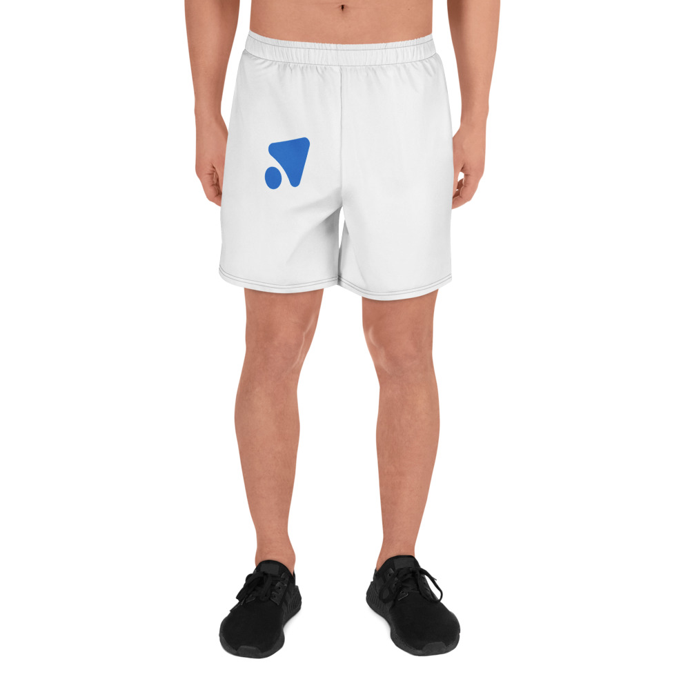 Full-print athletic long shorts