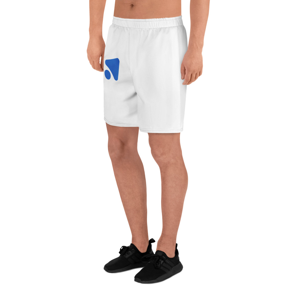 Full-print athletic long shorts
