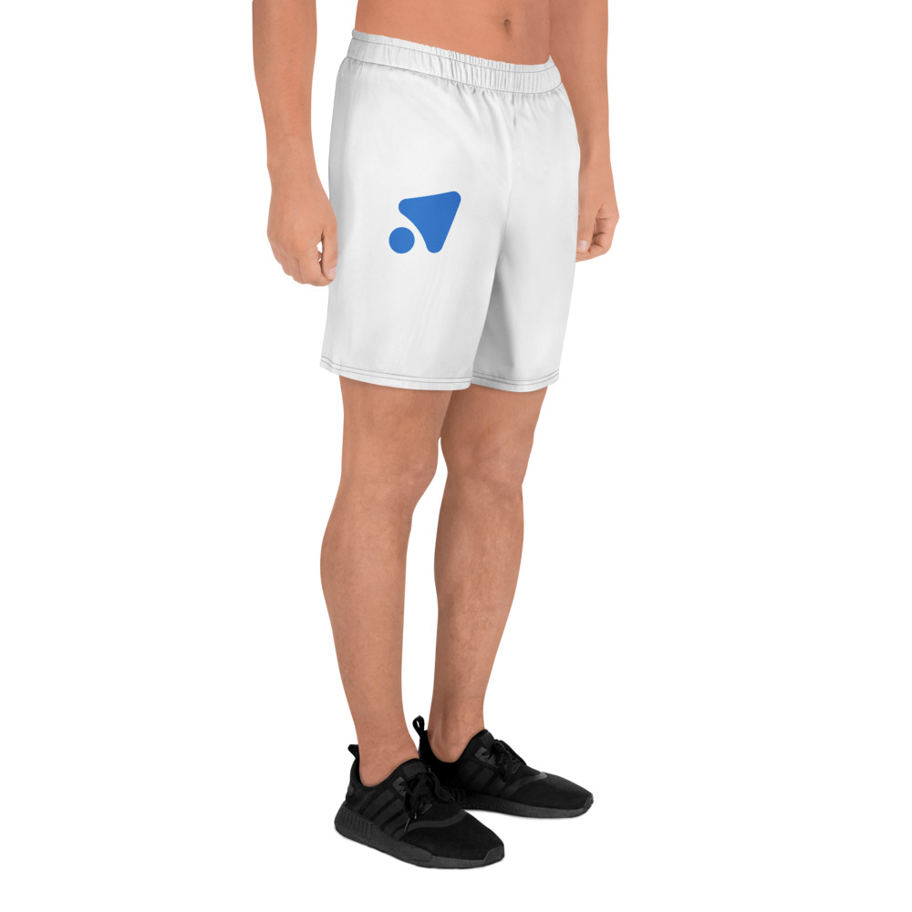 Full-print athletic long shorts