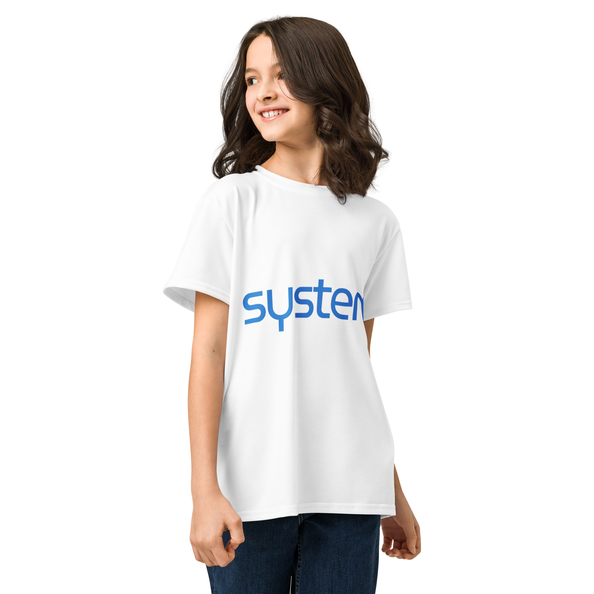 Youth System Cotton Crew Graphic Tee