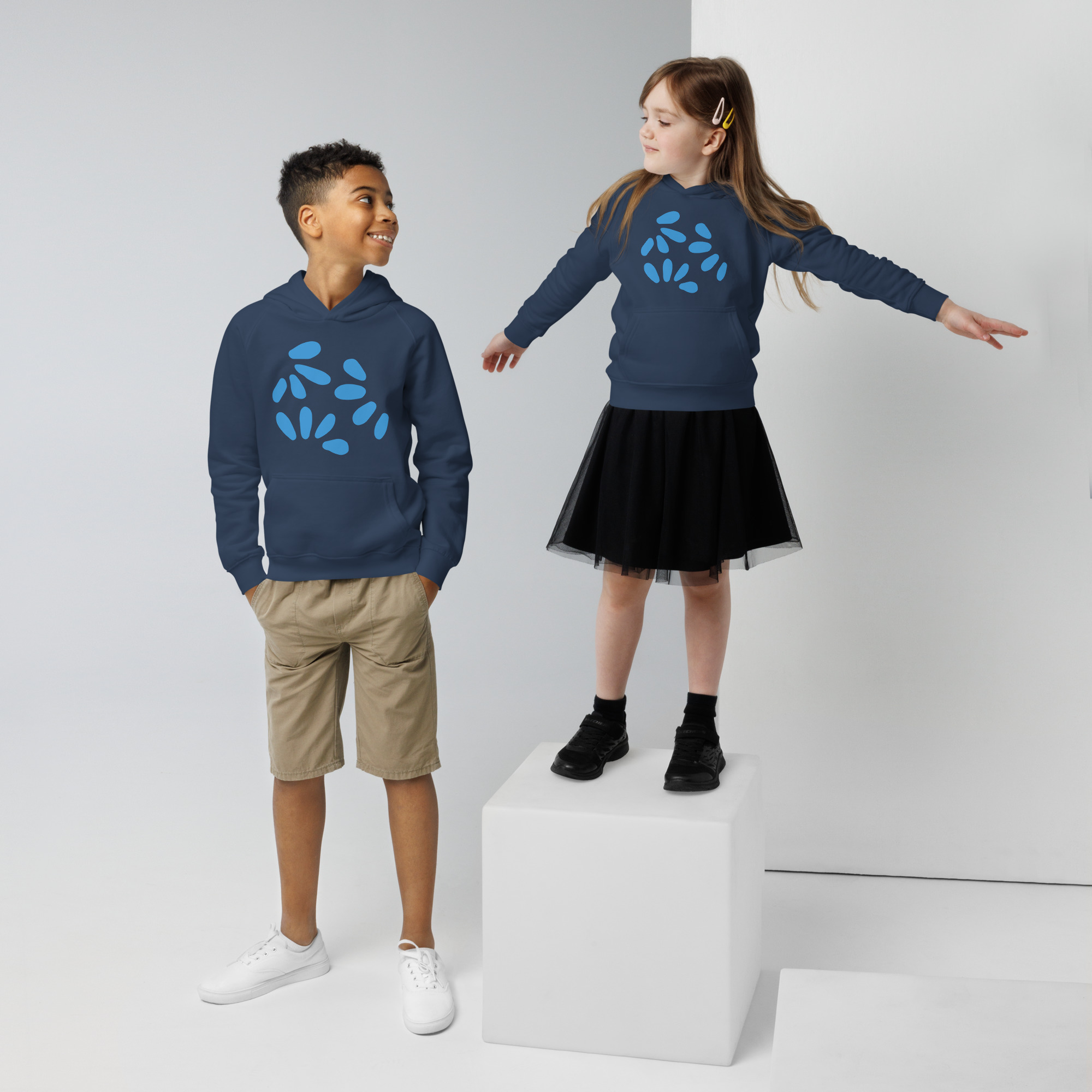 Youth environmentally conscious hoodie
