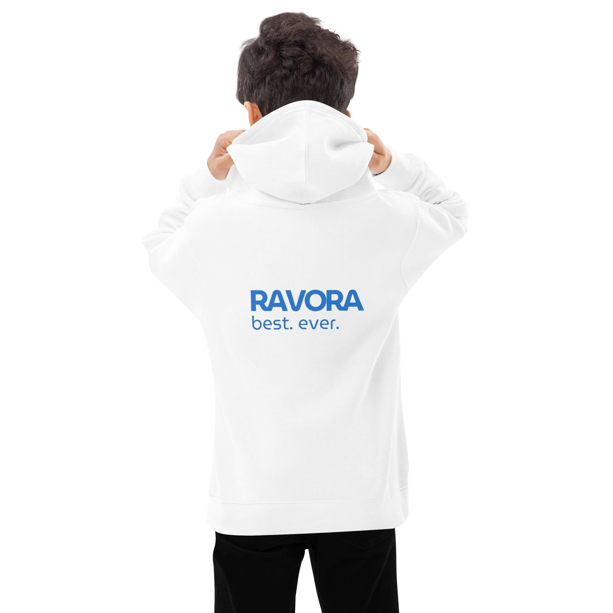 Kids Cozy Scribble Fleece Hoodie