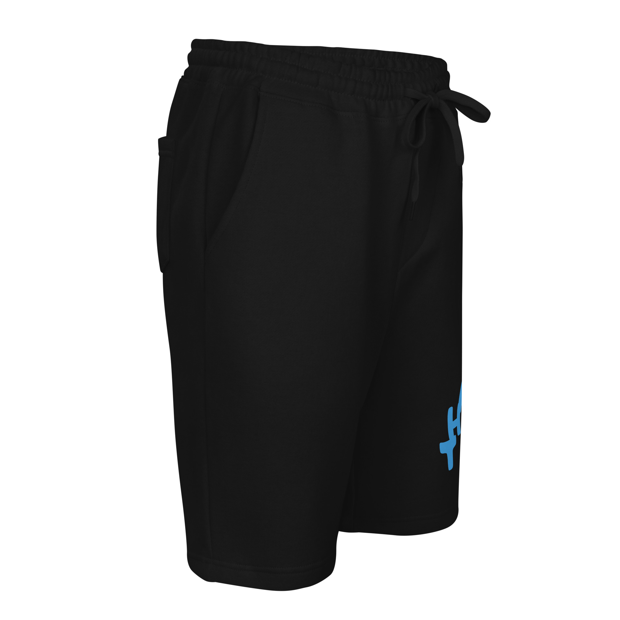 Men’s Fleece Lounge Shorts with Gratitude Print