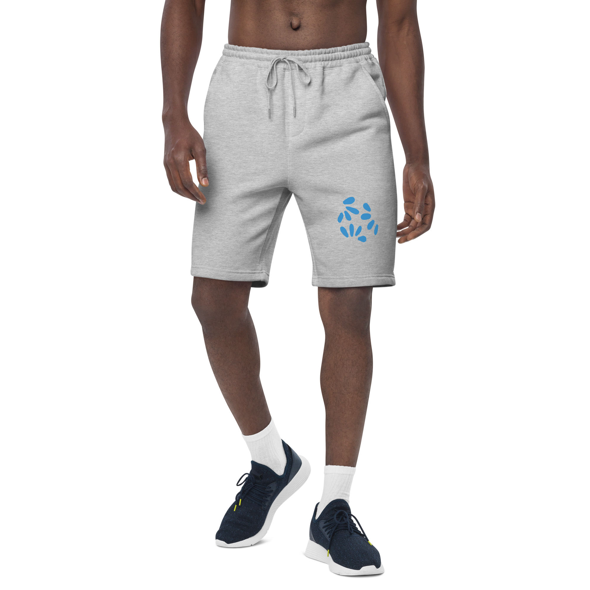 Men’s Fleece Lounge Shorts with Petal Graphic