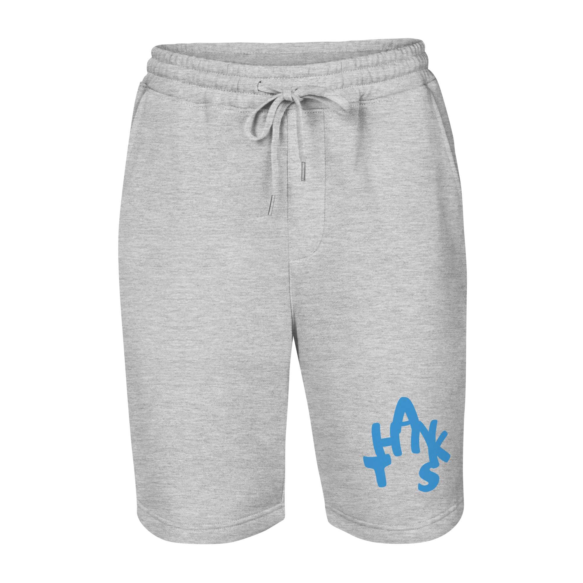 Men’s Fleece Lounge Shorts with Gratitude Print