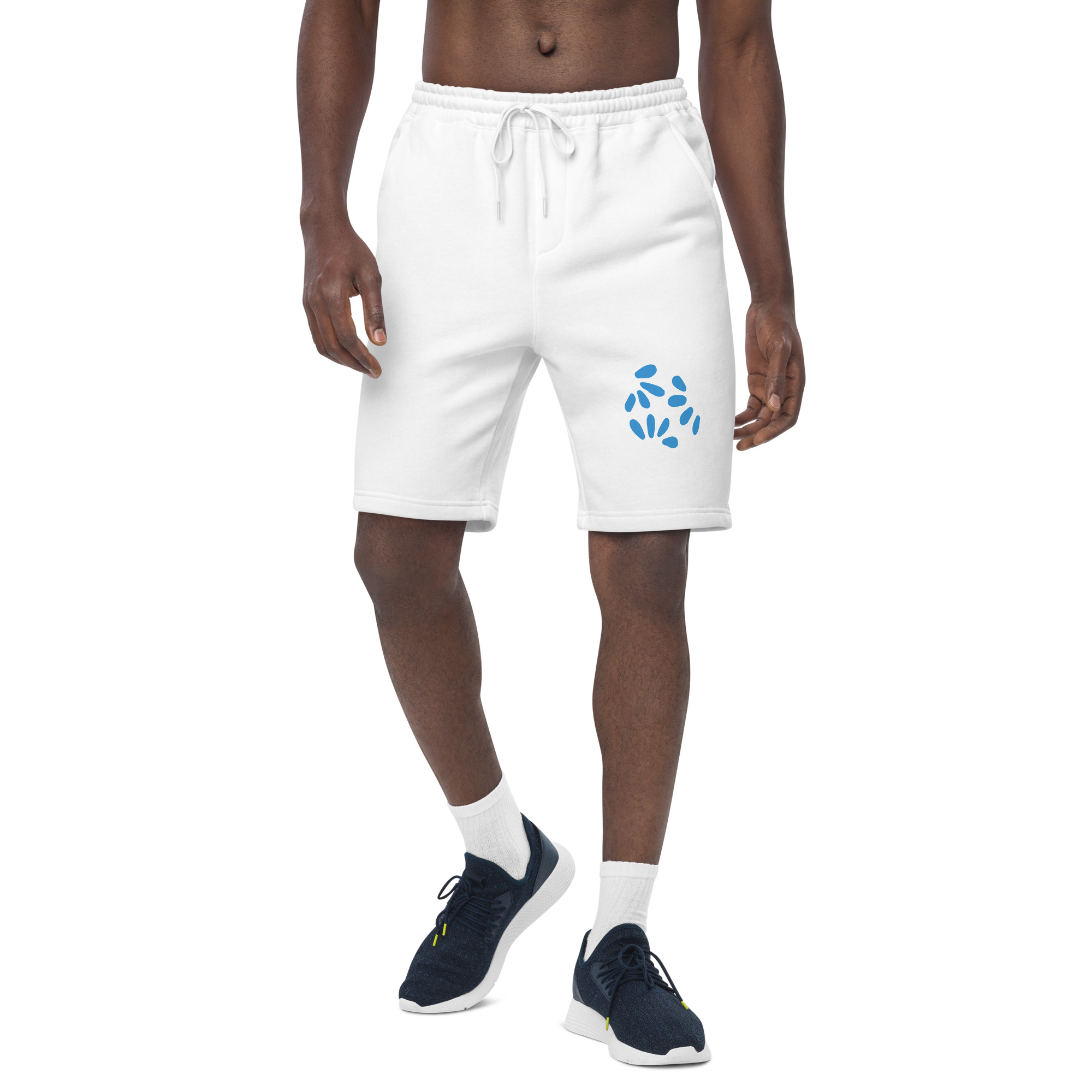 Men’s Fleece Lounge Shorts with Petal Graphic