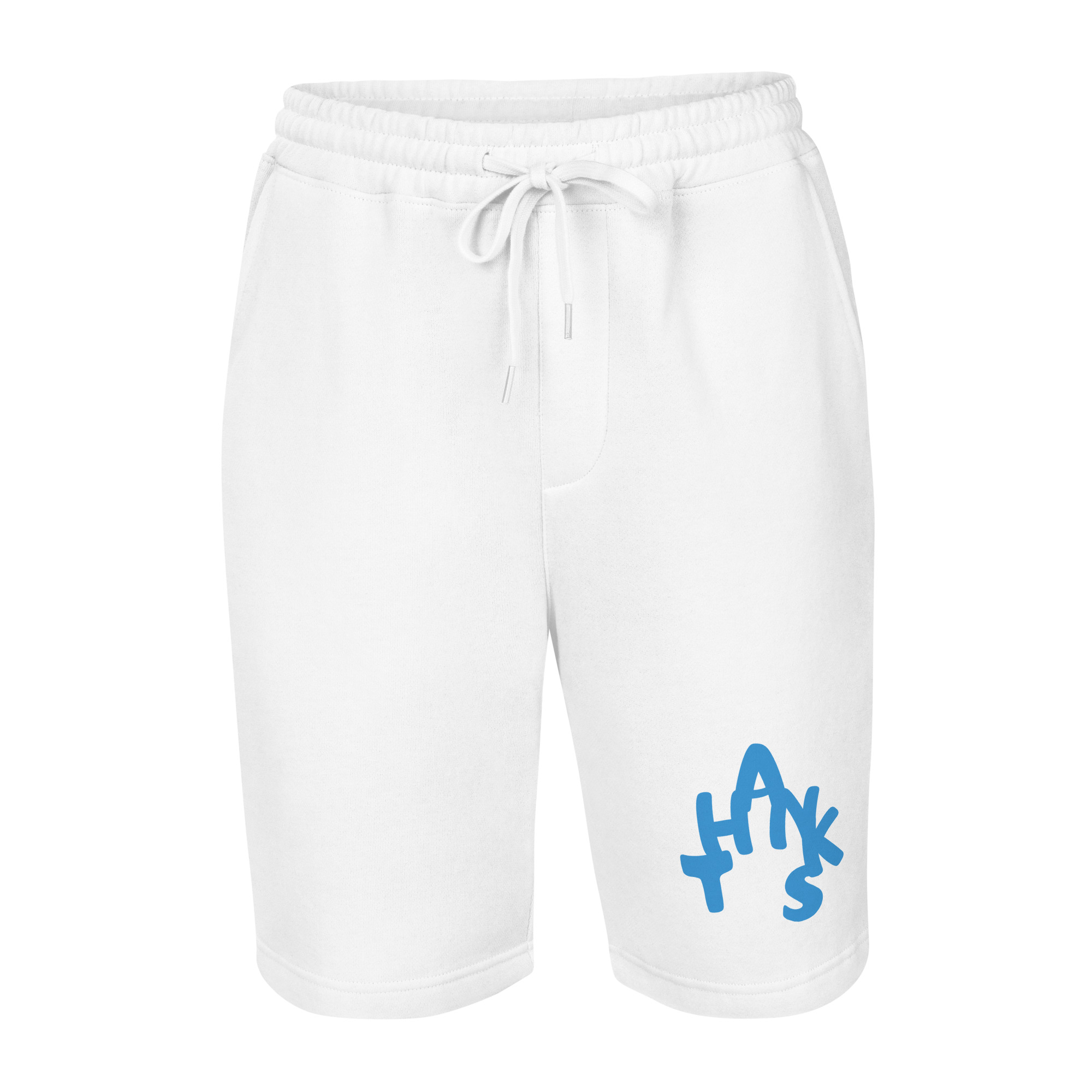 Men’s Fleece Lounge Shorts with Gratitude Print