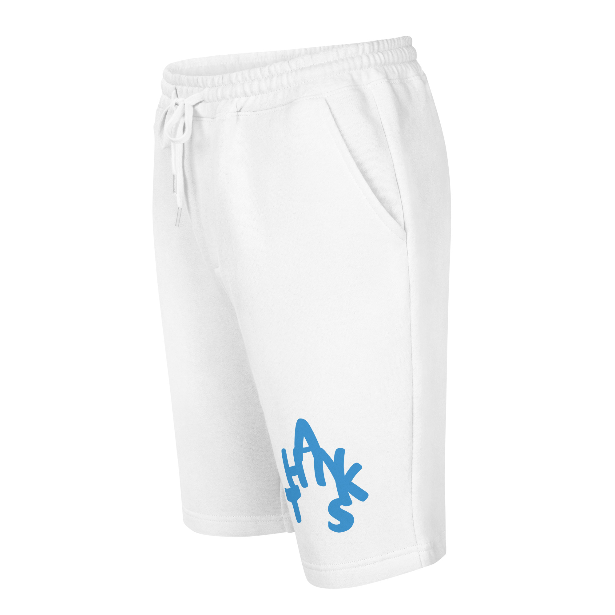 Men’s Fleece Lounge Shorts with Gratitude Print