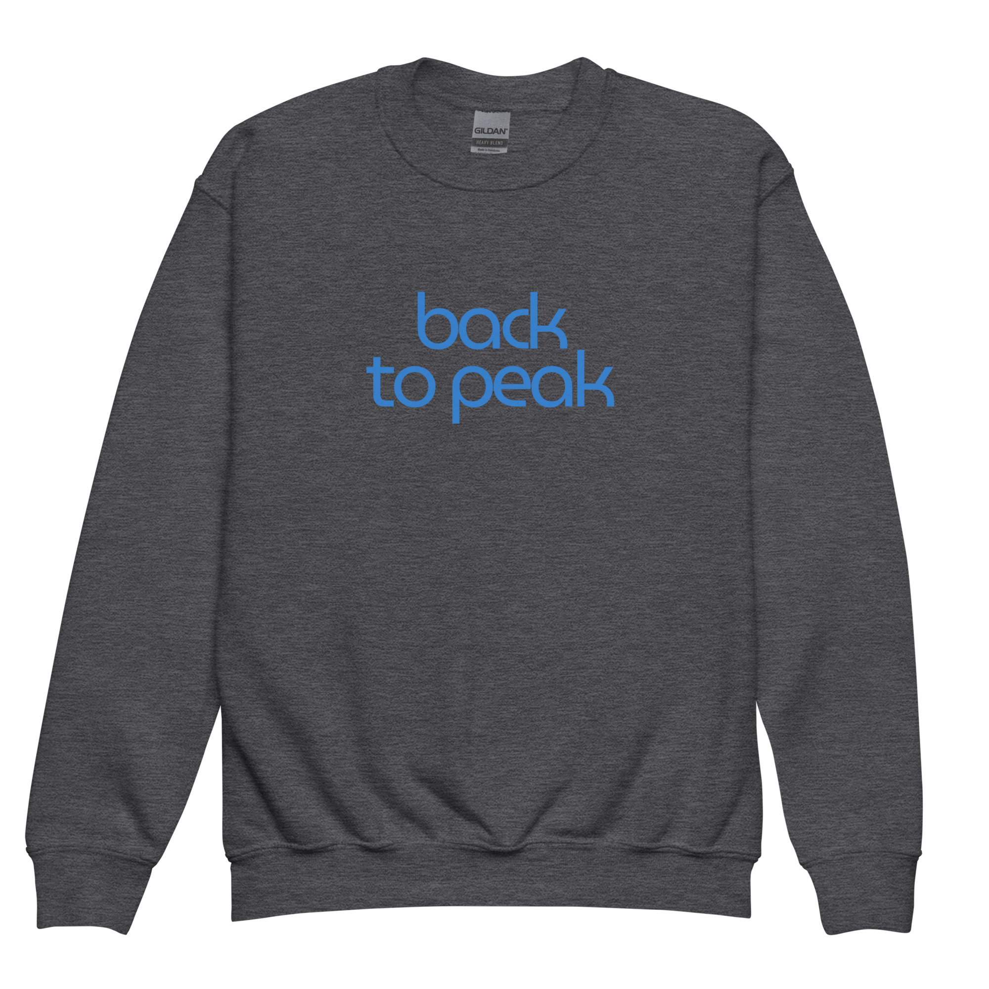 Back to Peak Youth Crewneck Sweatshirt