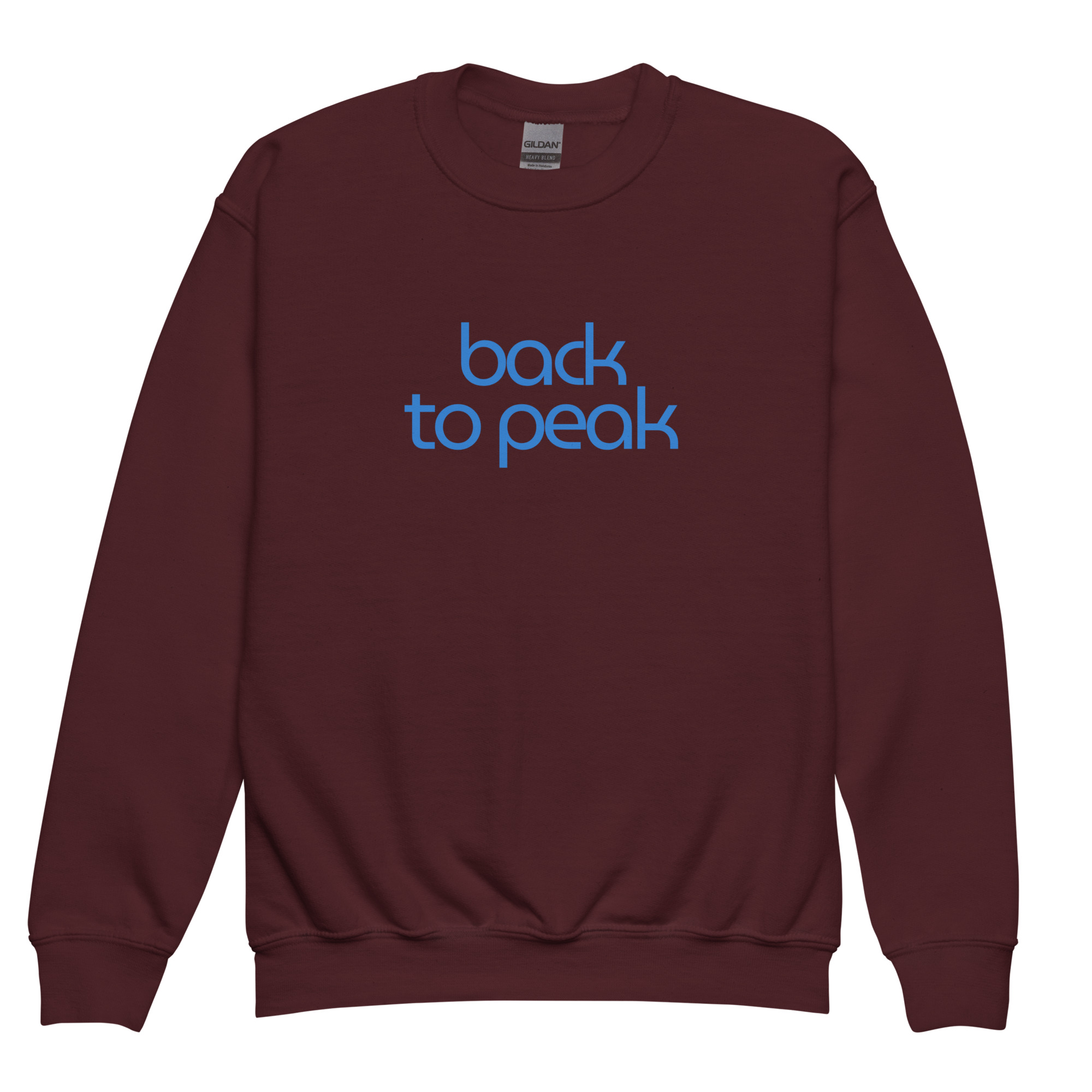 Back to Peak Youth Crewneck Sweatshirt