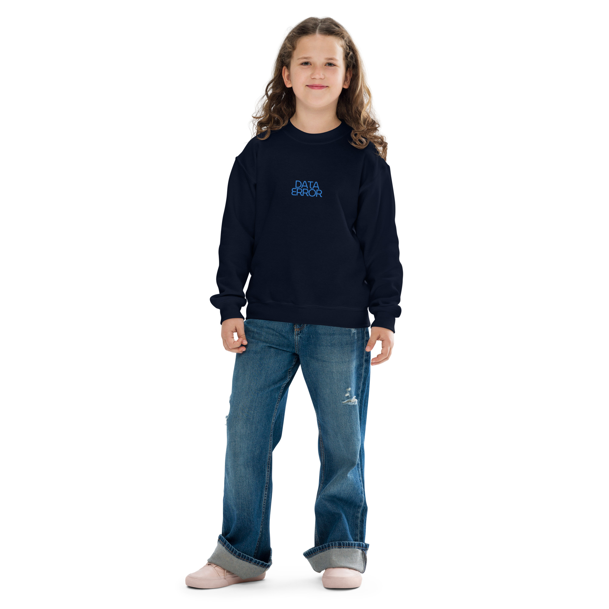 Data Error Youth crewneck sweatshirt