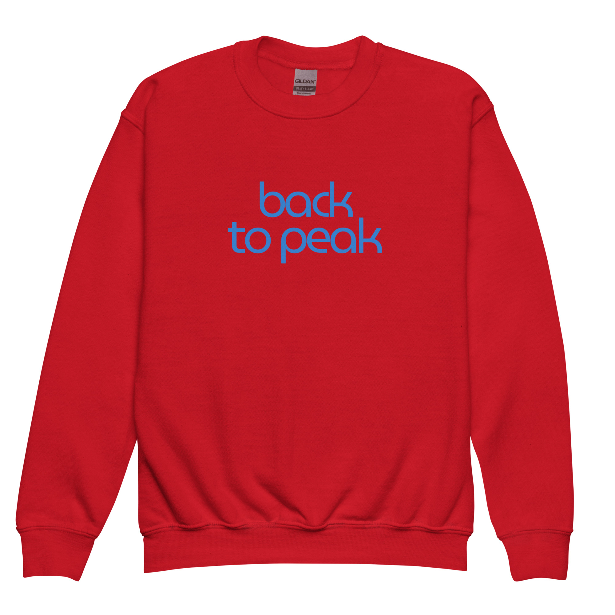 Back to Peak Youth Crewneck Sweatshirt