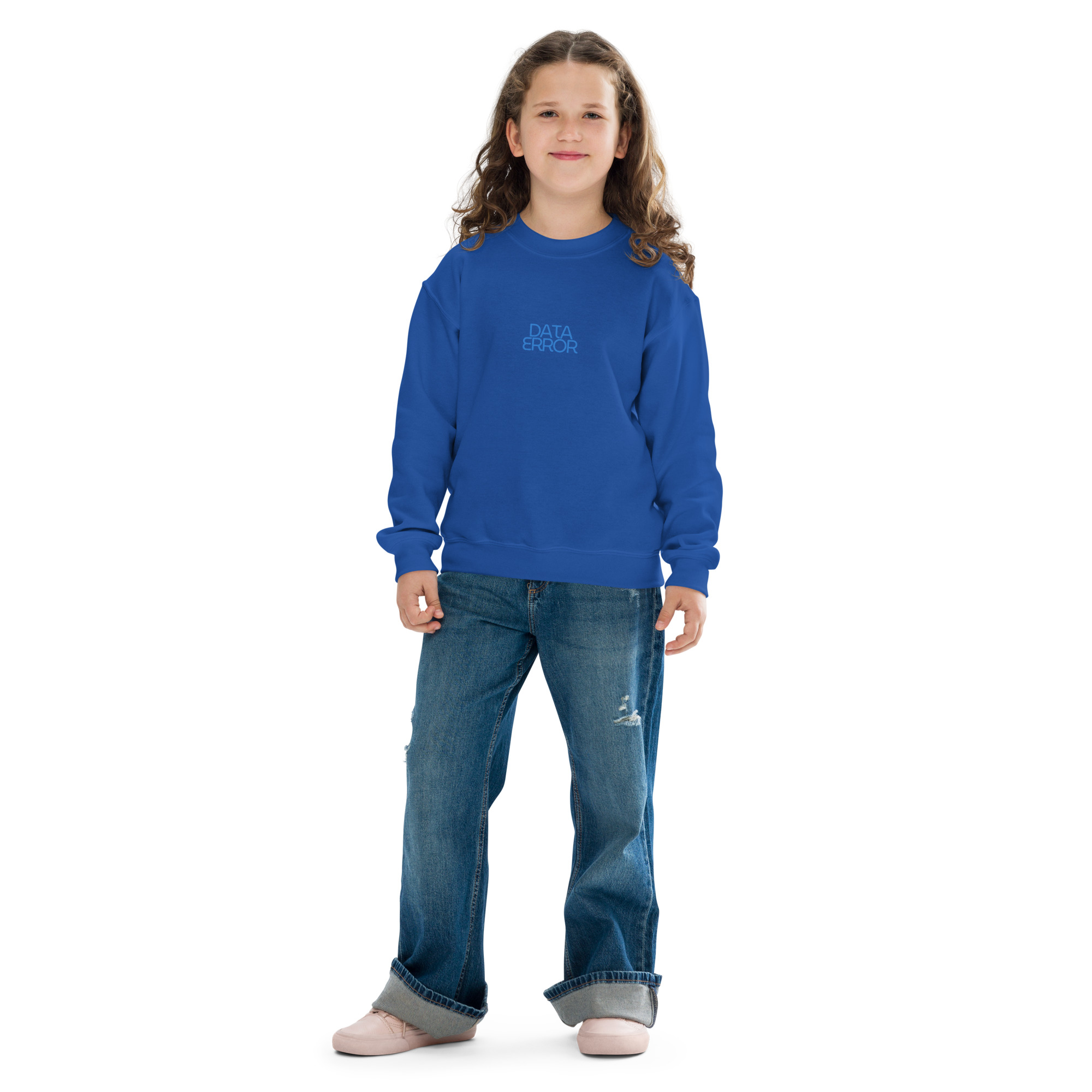 Data Error Youth crewneck sweatshirt