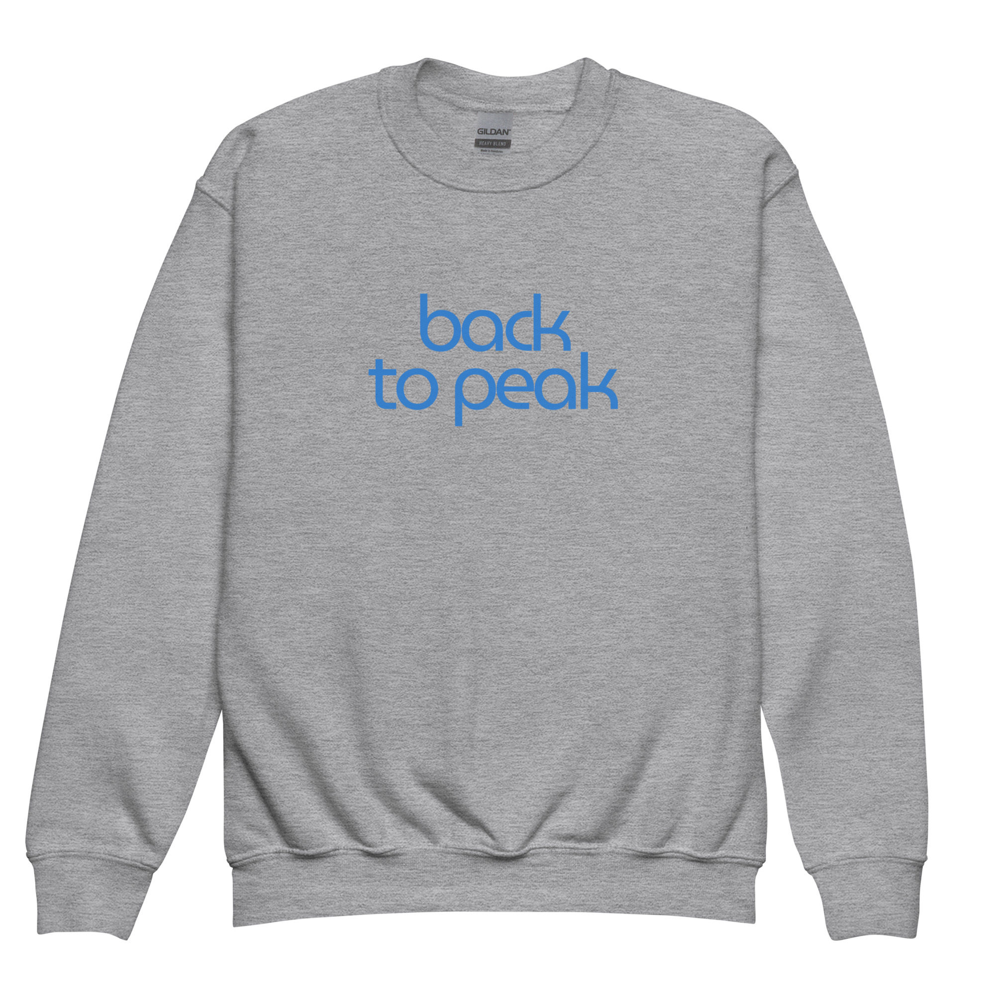 Back to Peak Youth Crewneck Sweatshirt