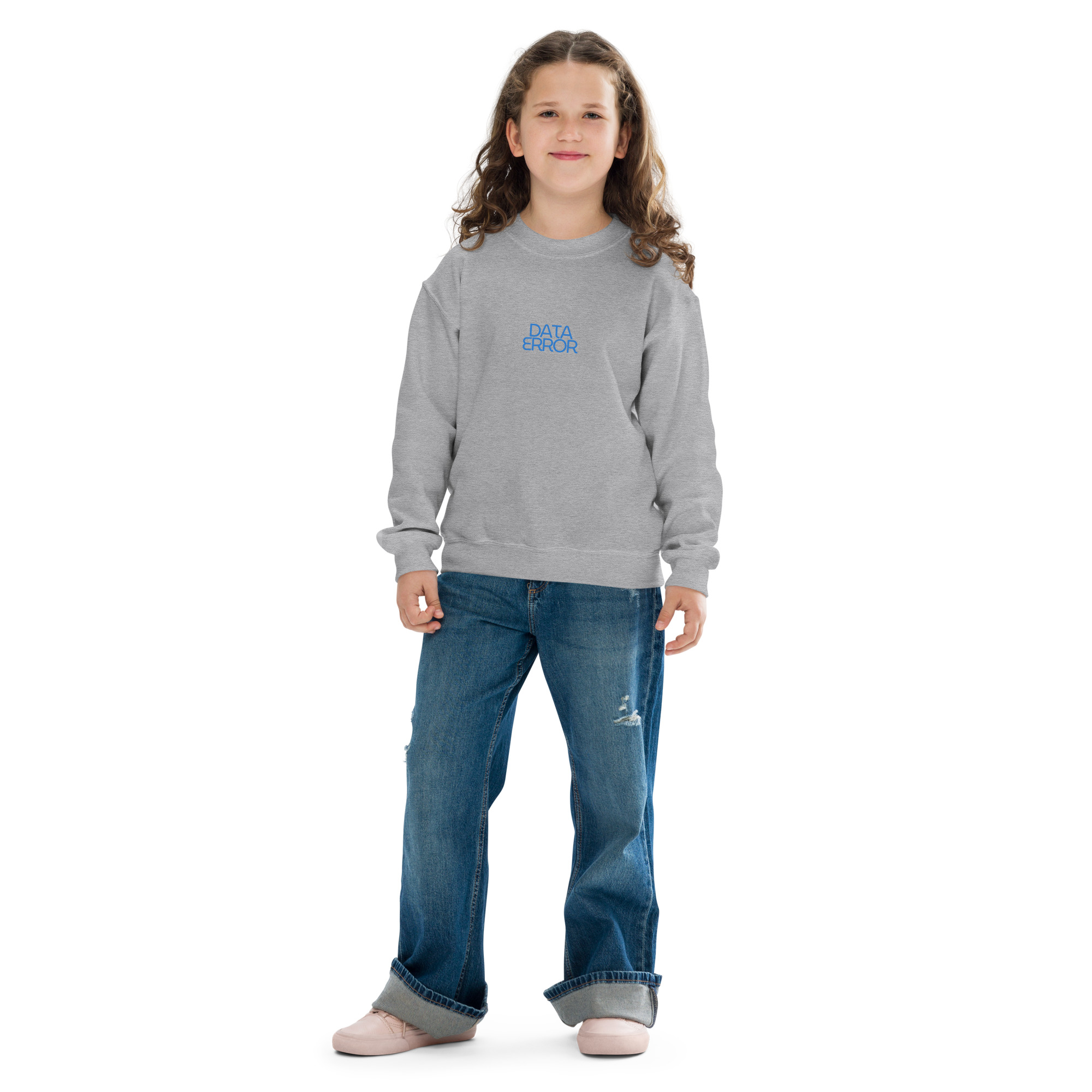 Data Error Youth crewneck sweatshirt