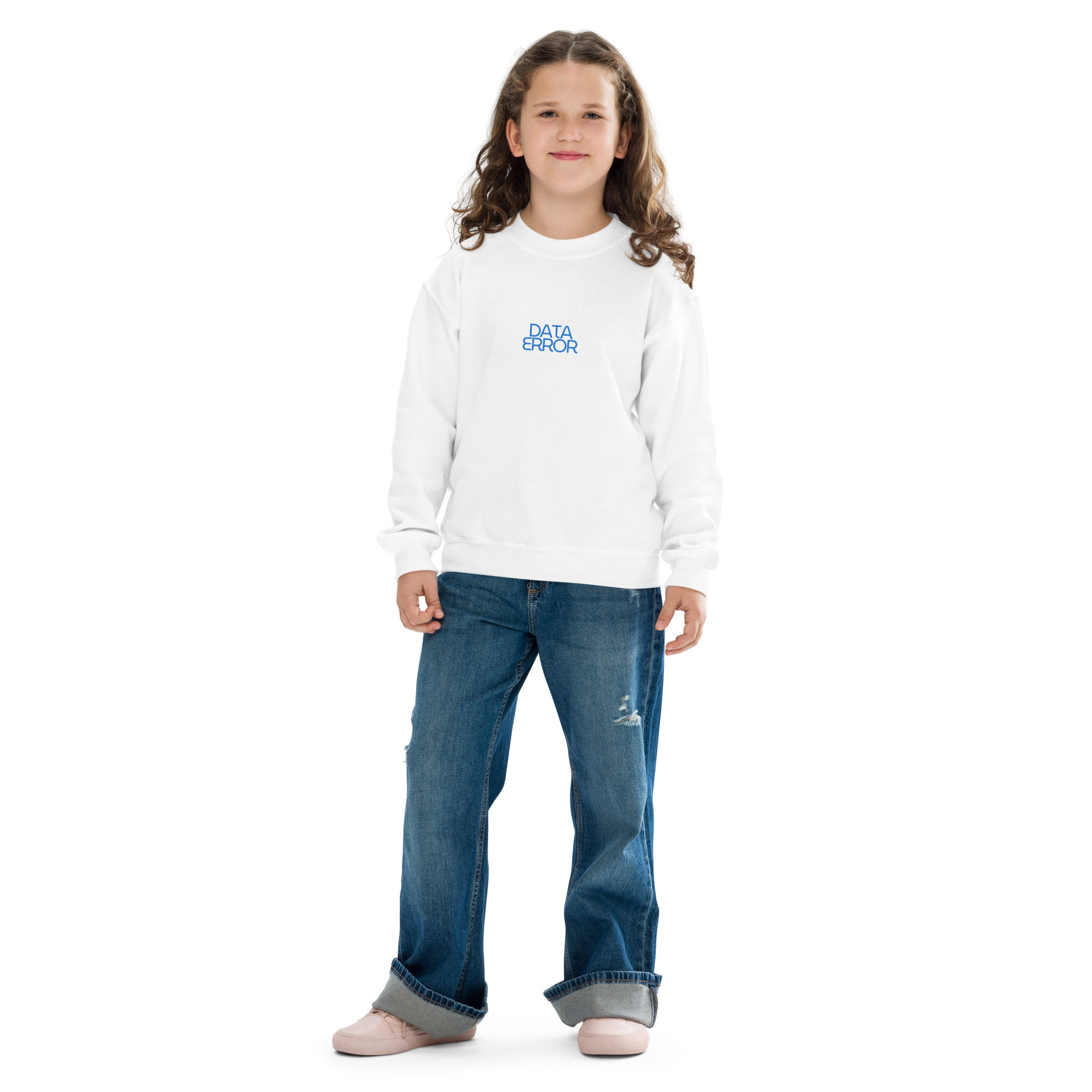 Data Error Youth crewneck sweatshirt