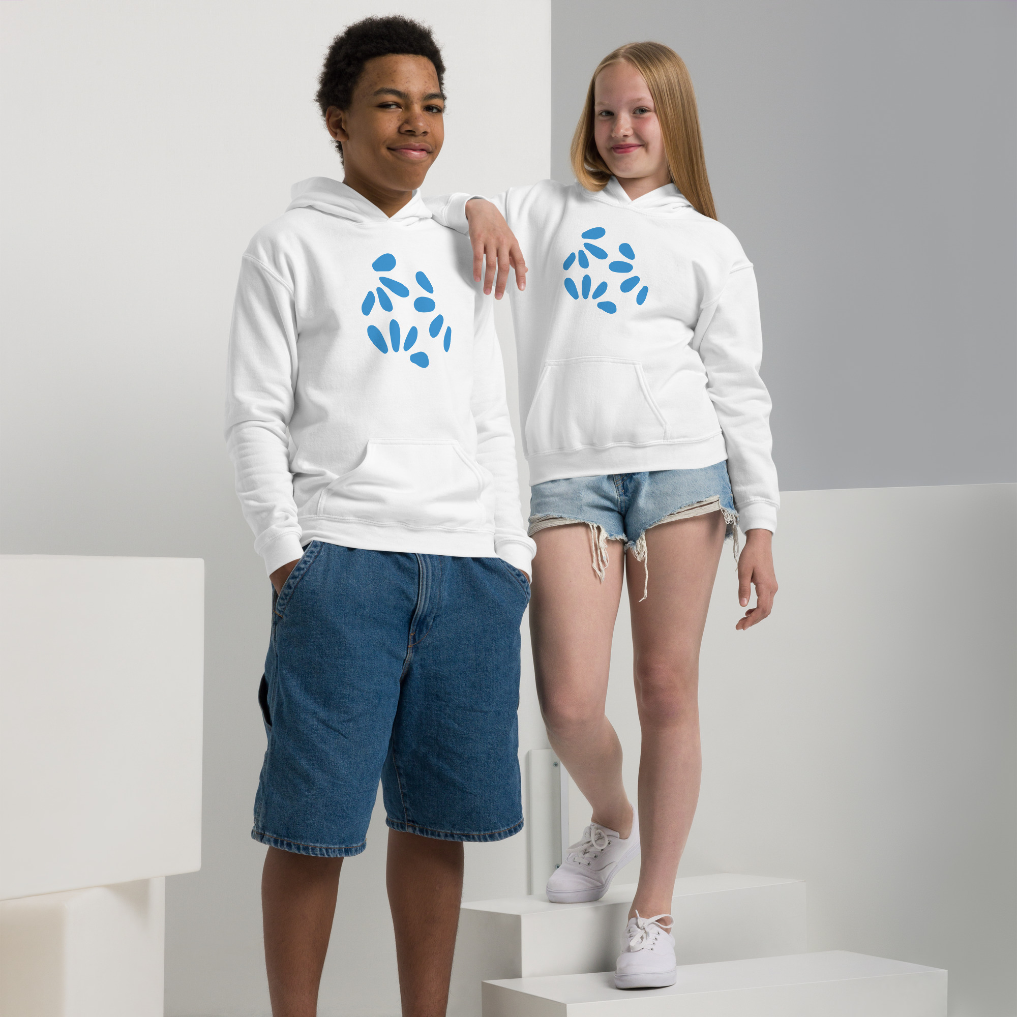 Teen warm pullover hoodie