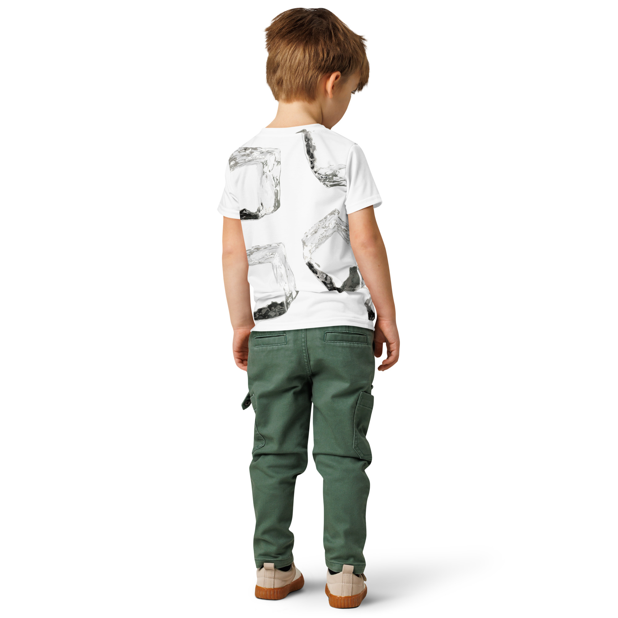 Soft Cotton Kids Crew Neck T-Shirt for Everyday Wear