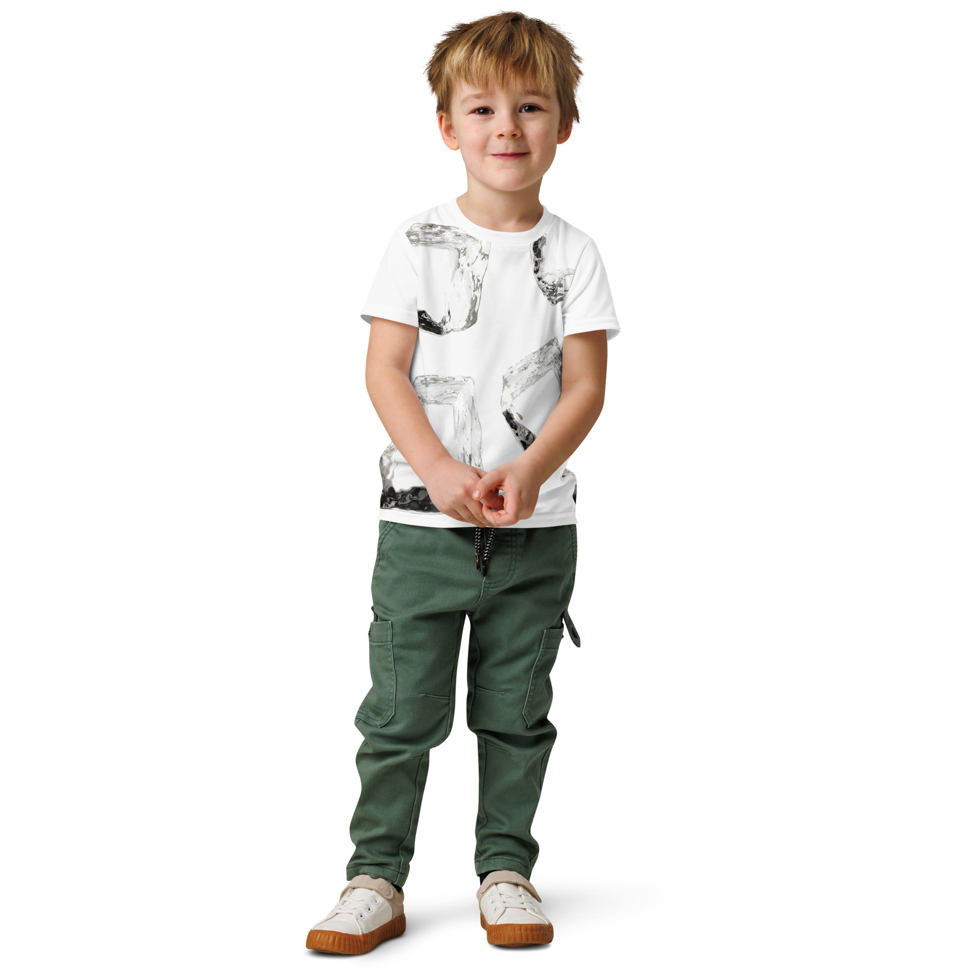 Soft Cotton Kids Crew Neck T-Shirt for Everyday Wear