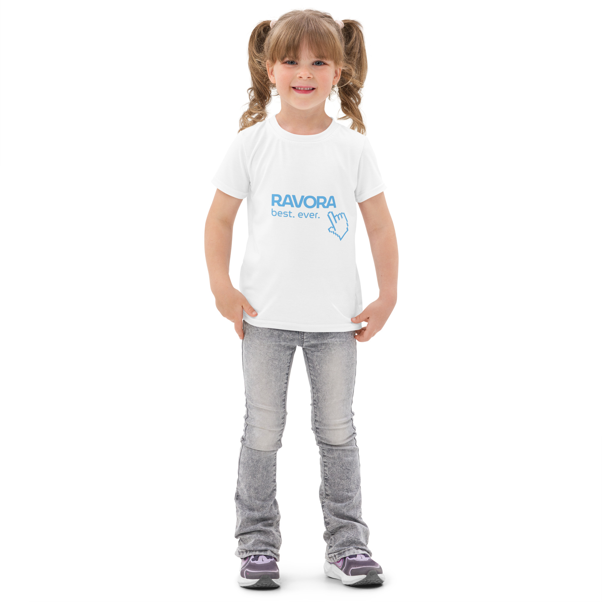 Kids Cotton Pixel Brand Tee