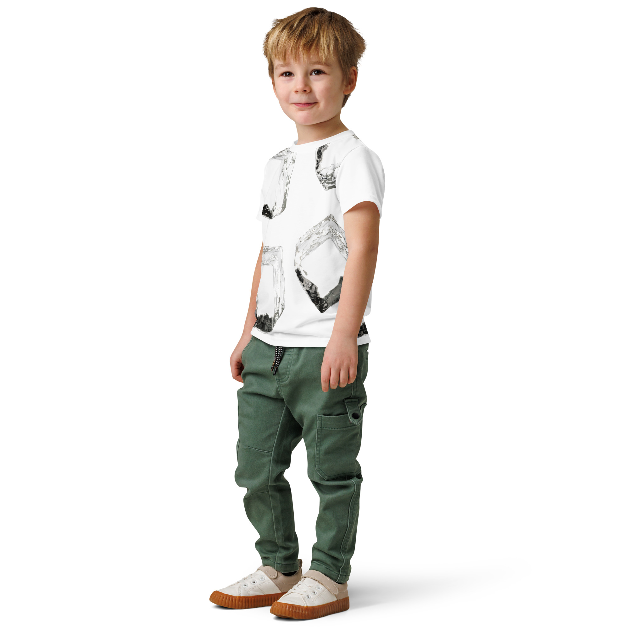 Soft Cotton Kids Crew Neck T-Shirt for Everyday Wear
