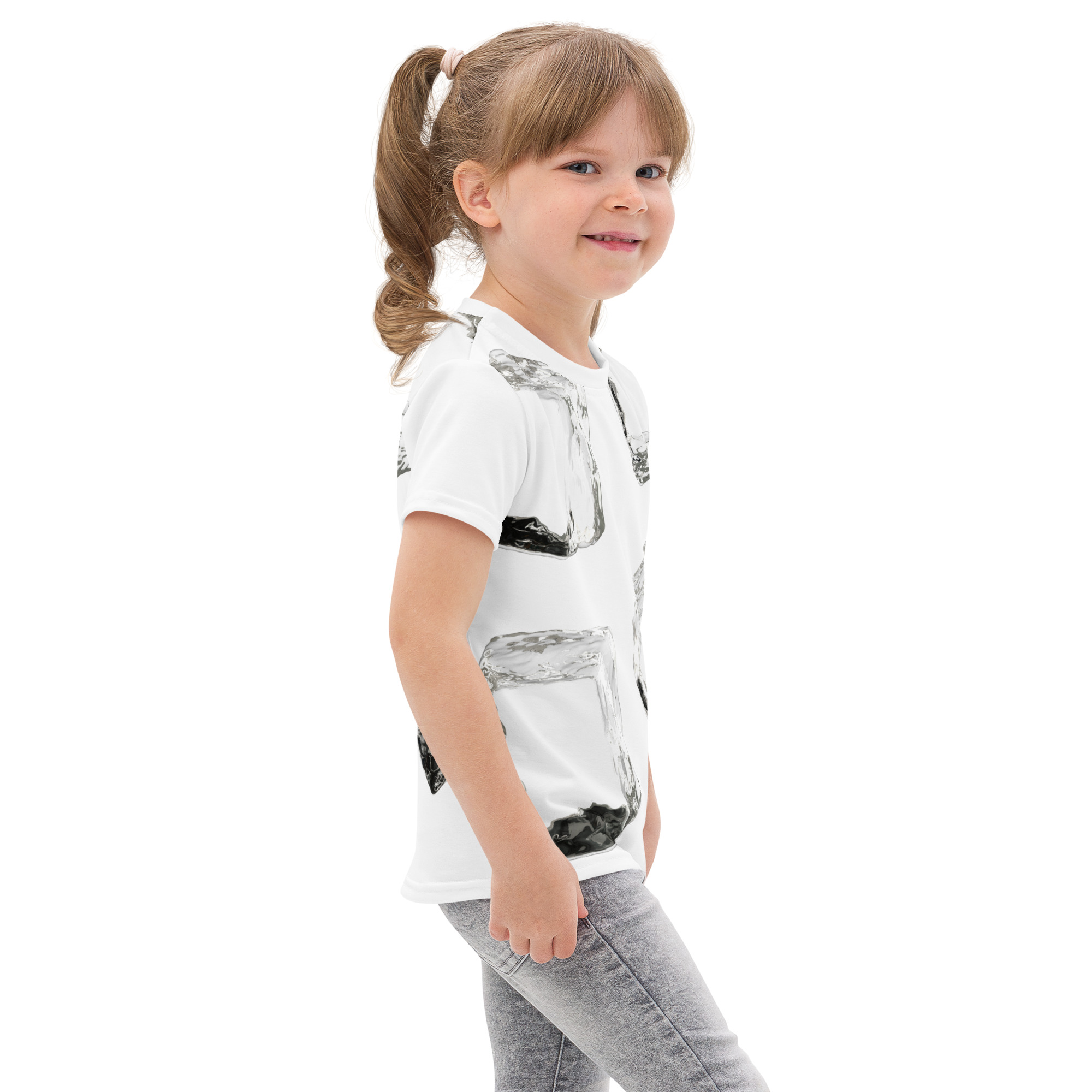 Soft Cotton Kids Crew Neck T-Shirt for Everyday Wear