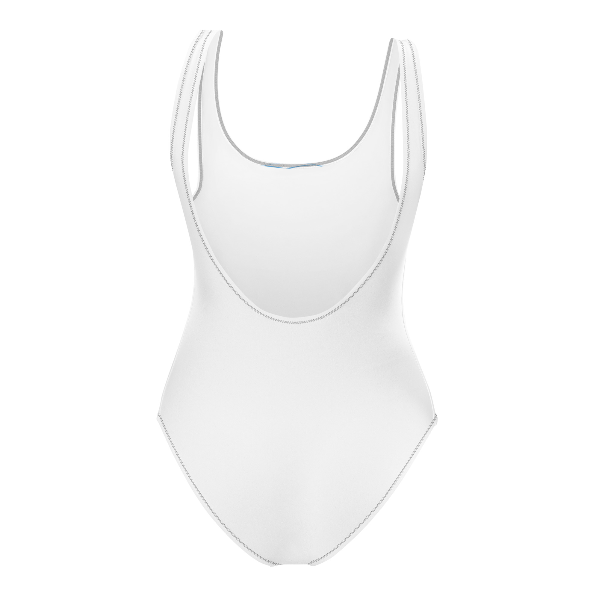 Futuristic Gridline One-Piece Swimsuit