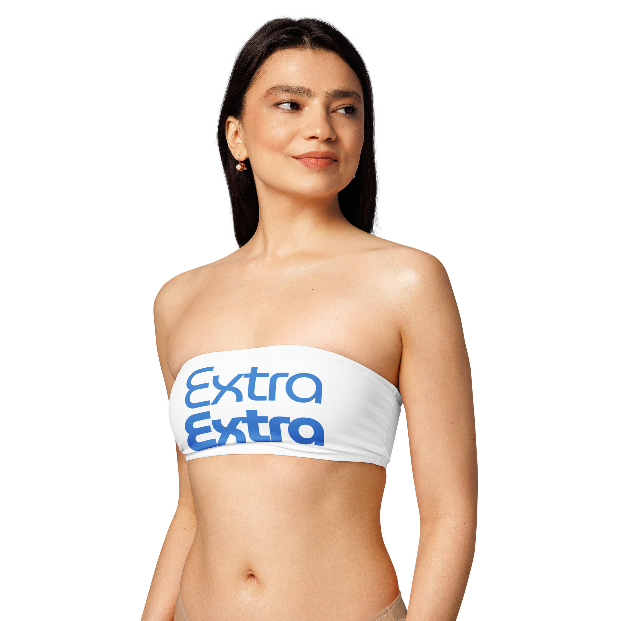 Eco-strapless top