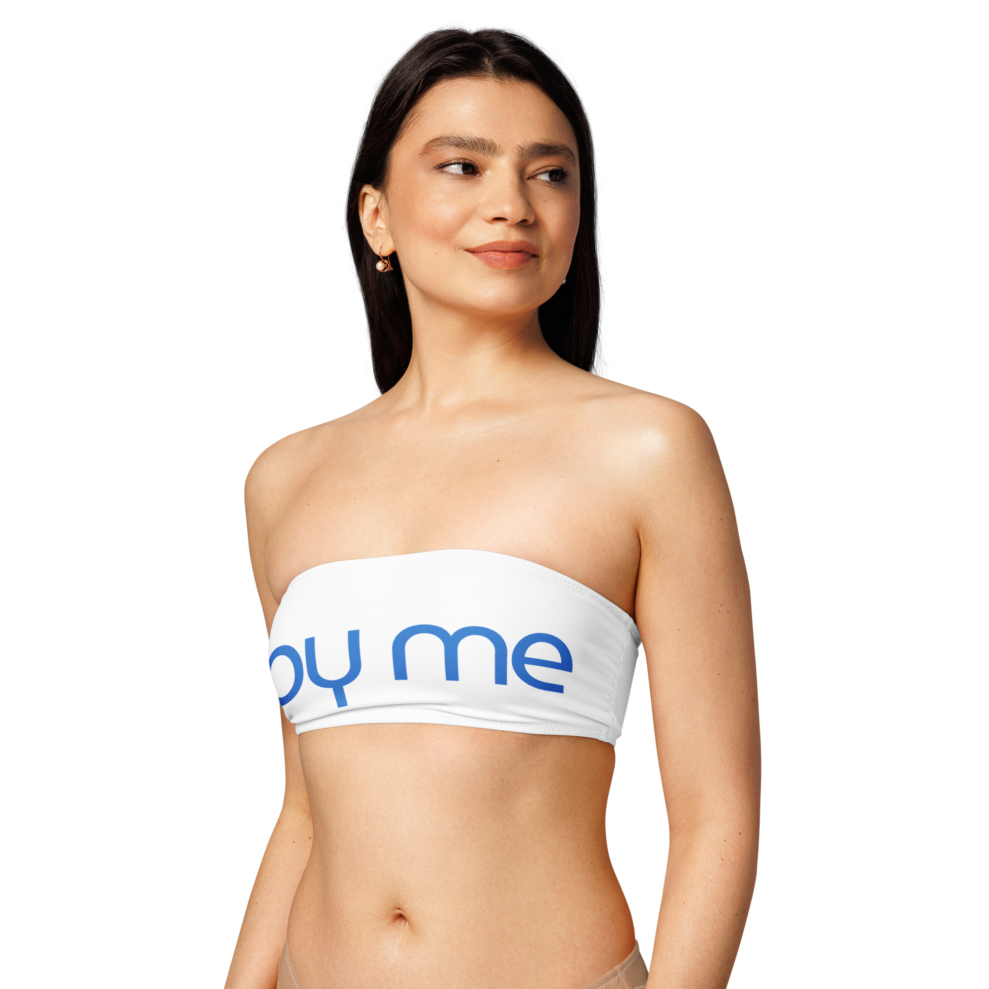 Eco-friendly bandeau bikini top