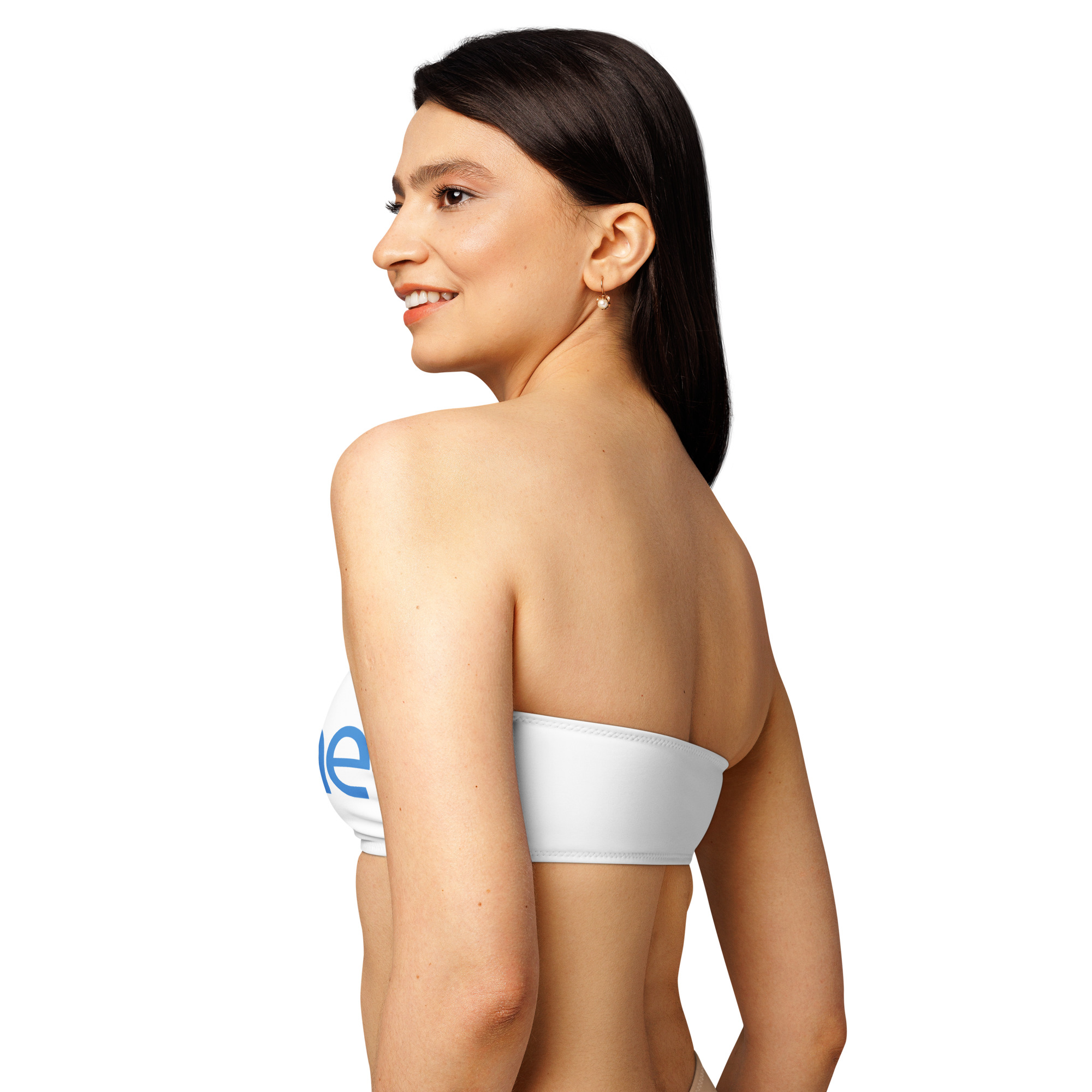 Eco-friendly bandeau bikini top