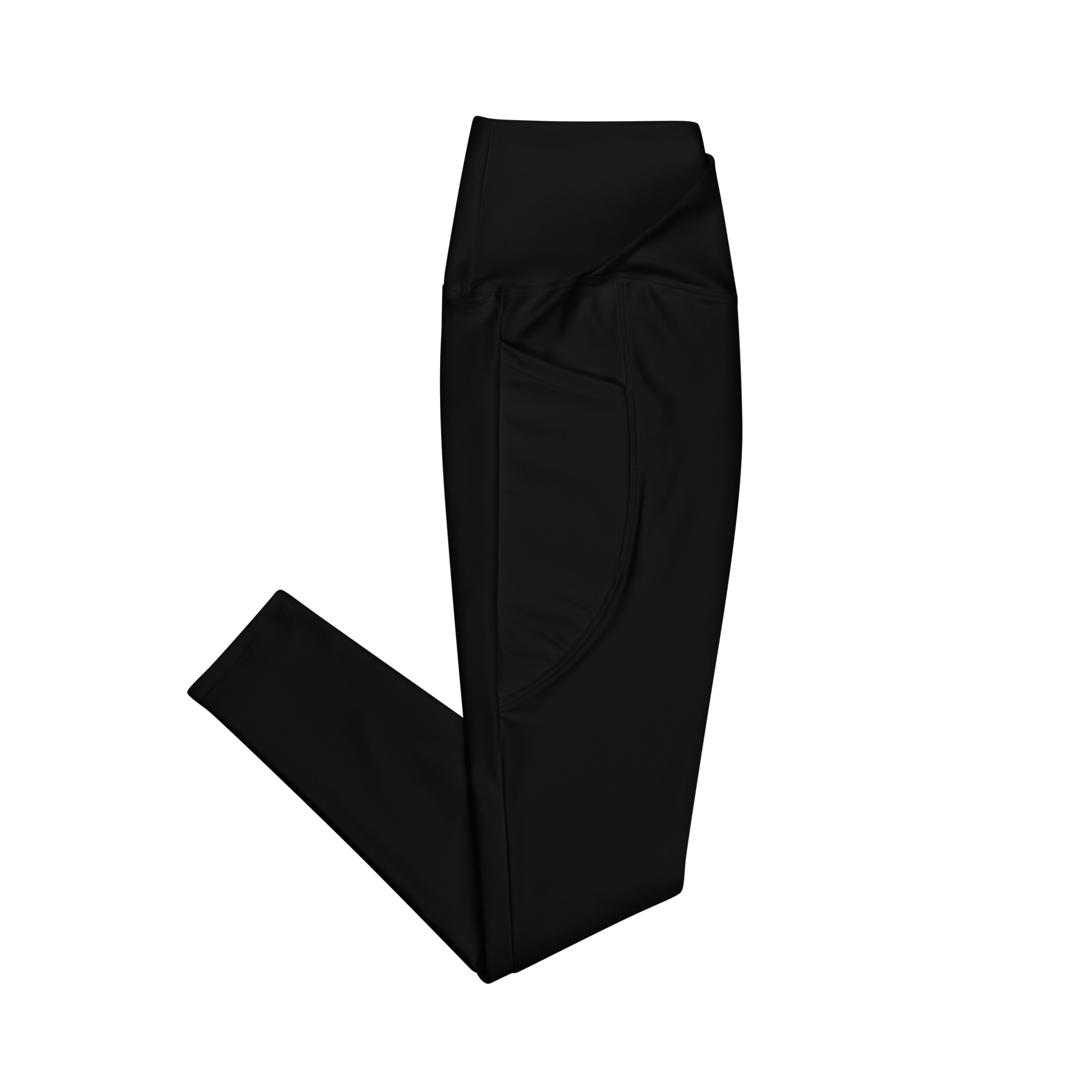Cross-Waist Pocket Statement Leggings