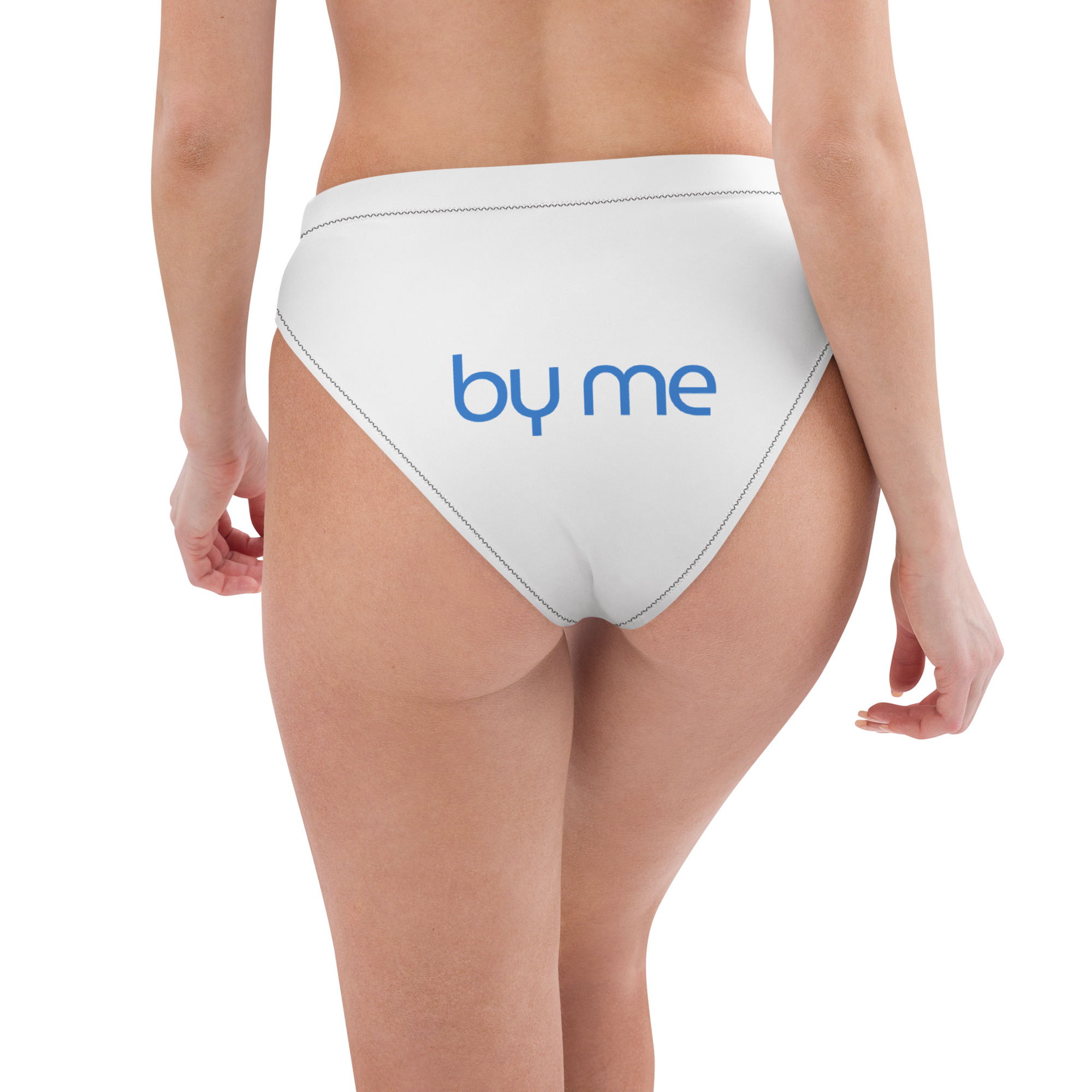 Eco-friendly high-waisted bikini bottom