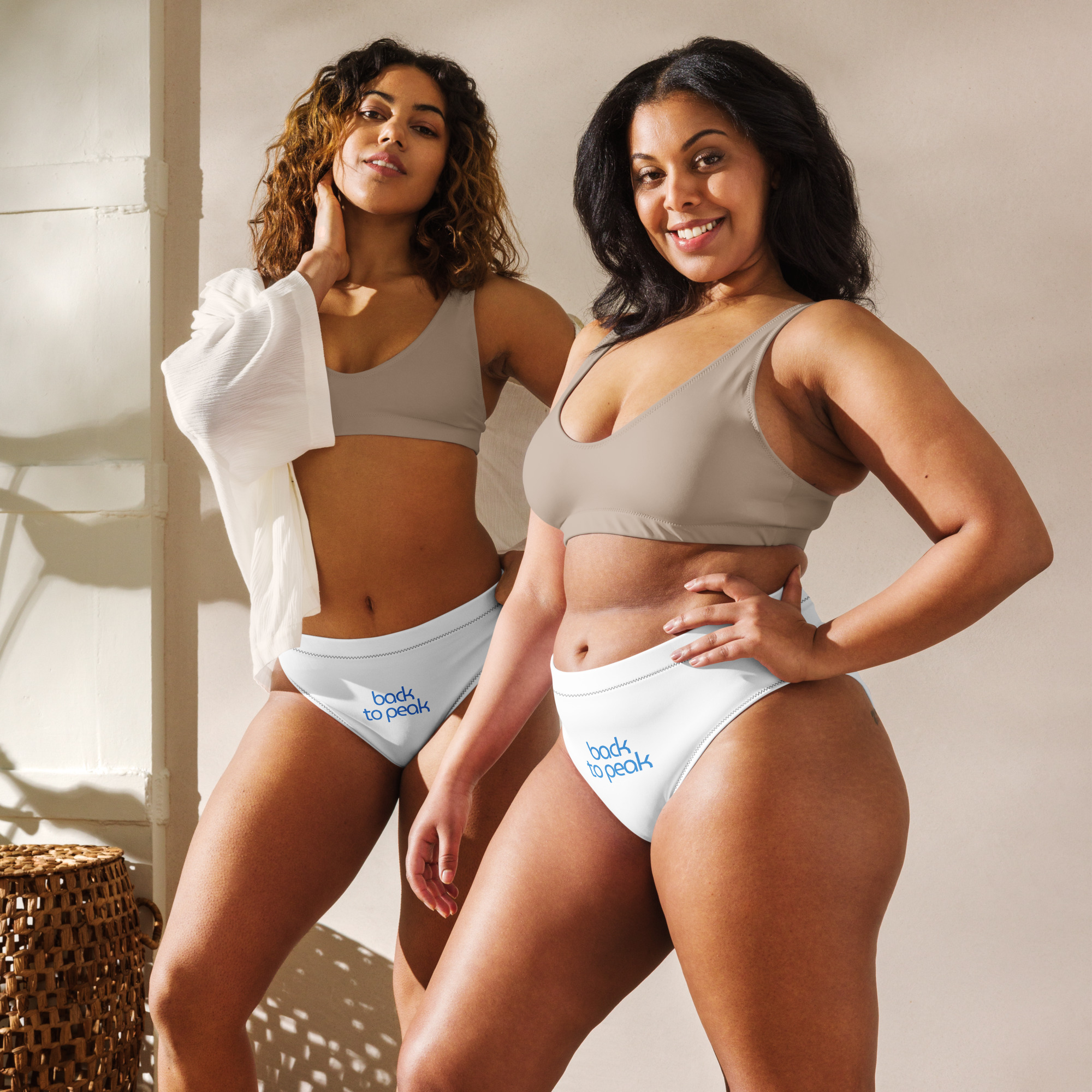 Sustainable high-rise swim knickers