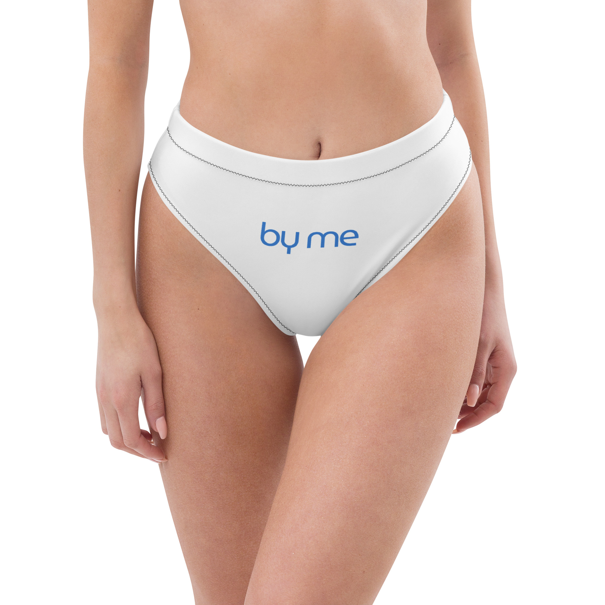 Eco-friendly high-waisted bikini bottom