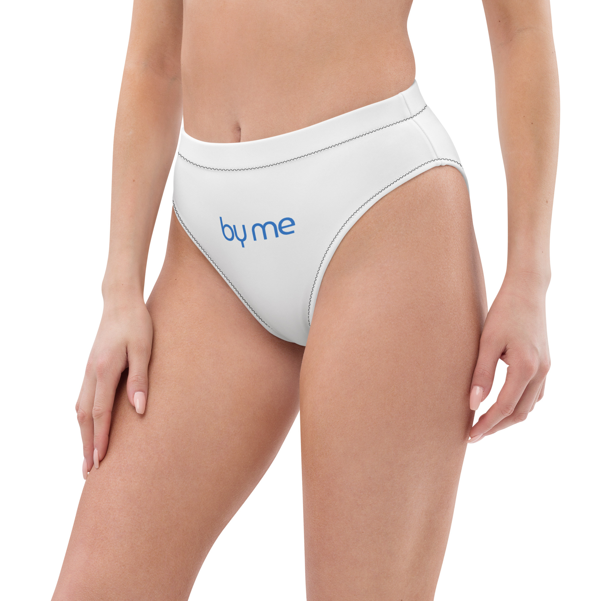 Eco-friendly high-waisted bikini bottom