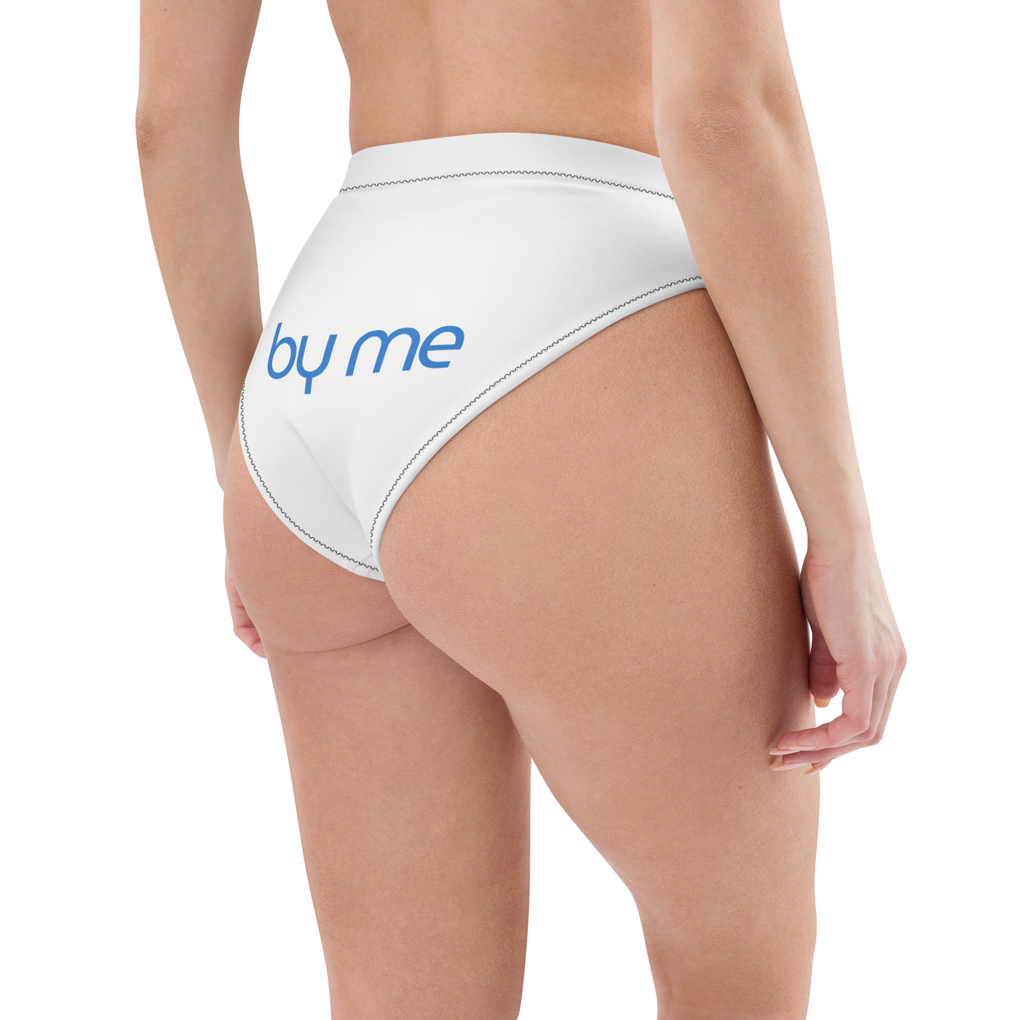 Eco-friendly high-waisted bikini bottom