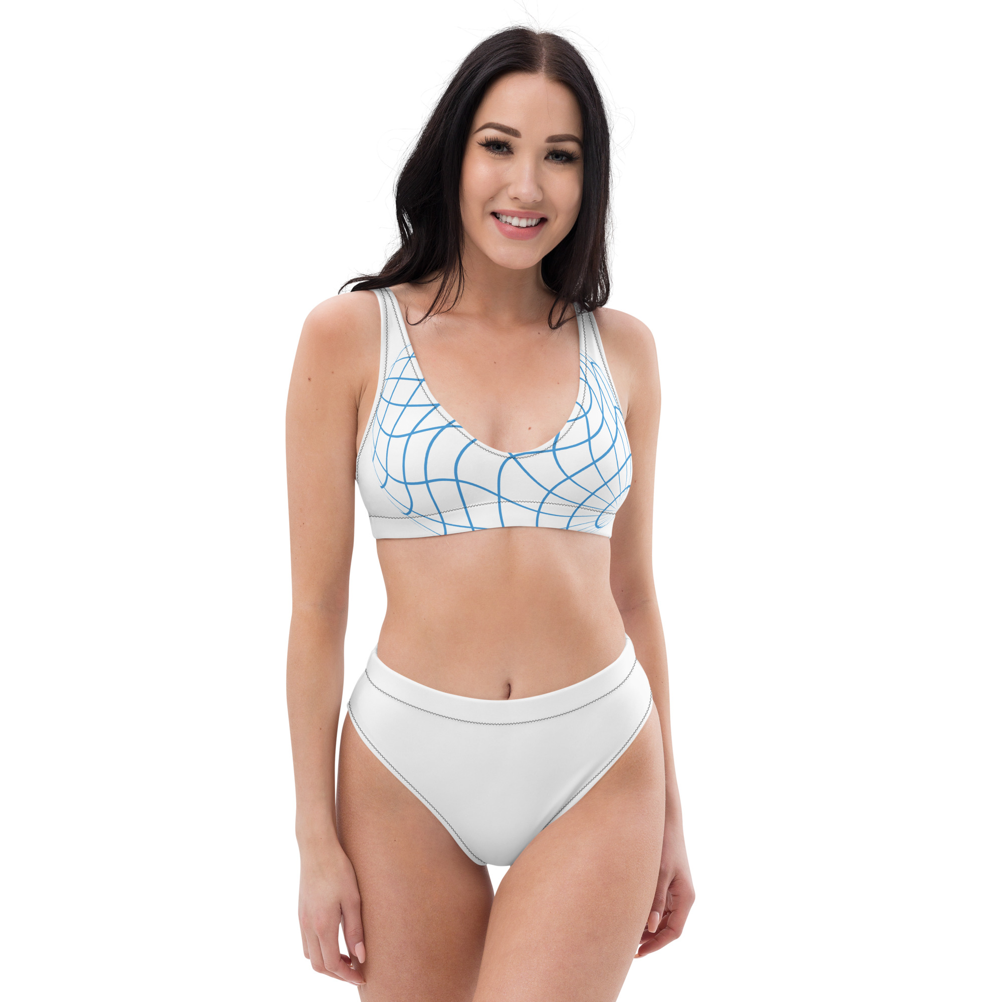 High-Rise Wireframe Bikini Set